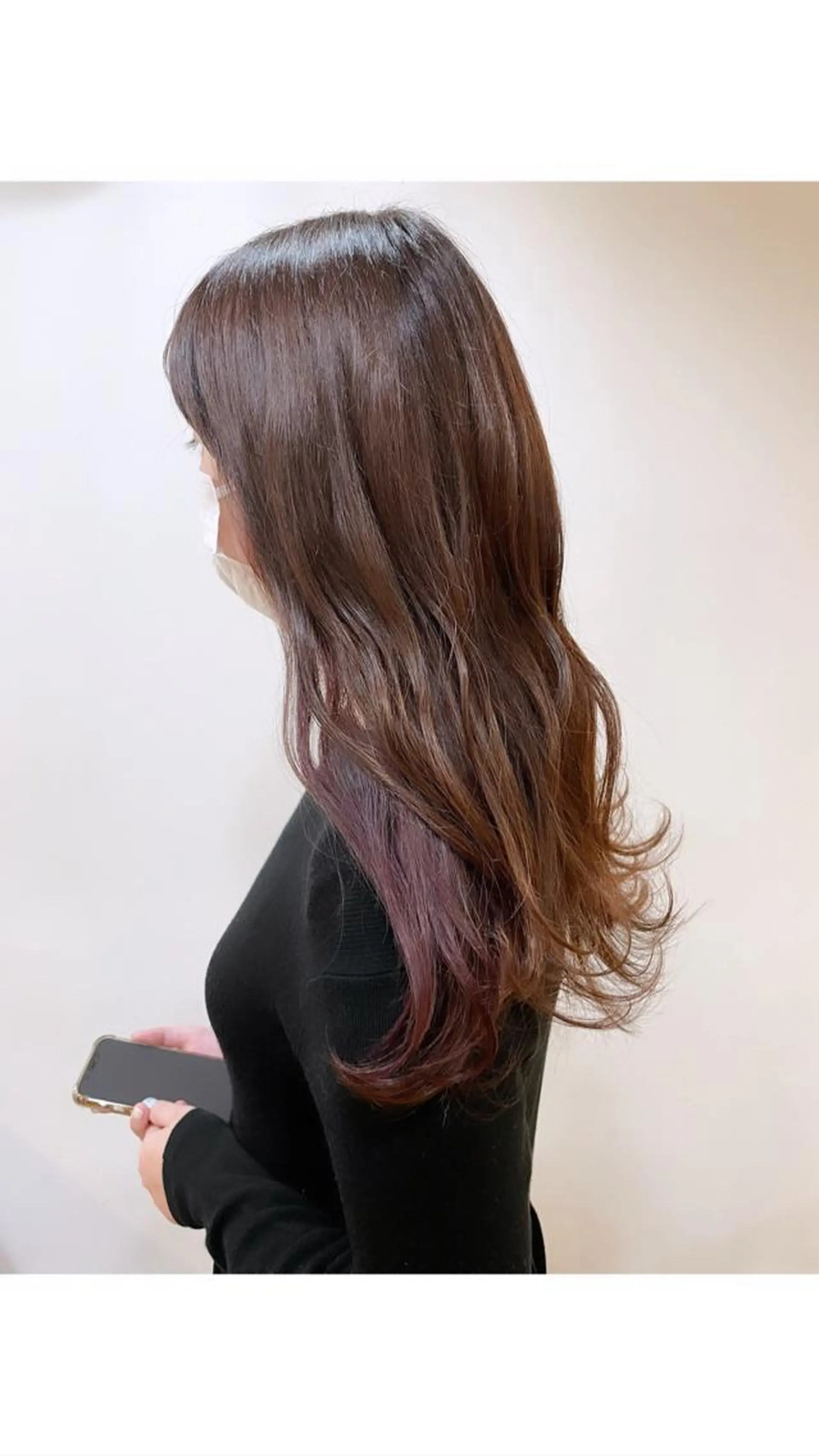 ロング カラー あずまぐち めぐみのヘアスタイル