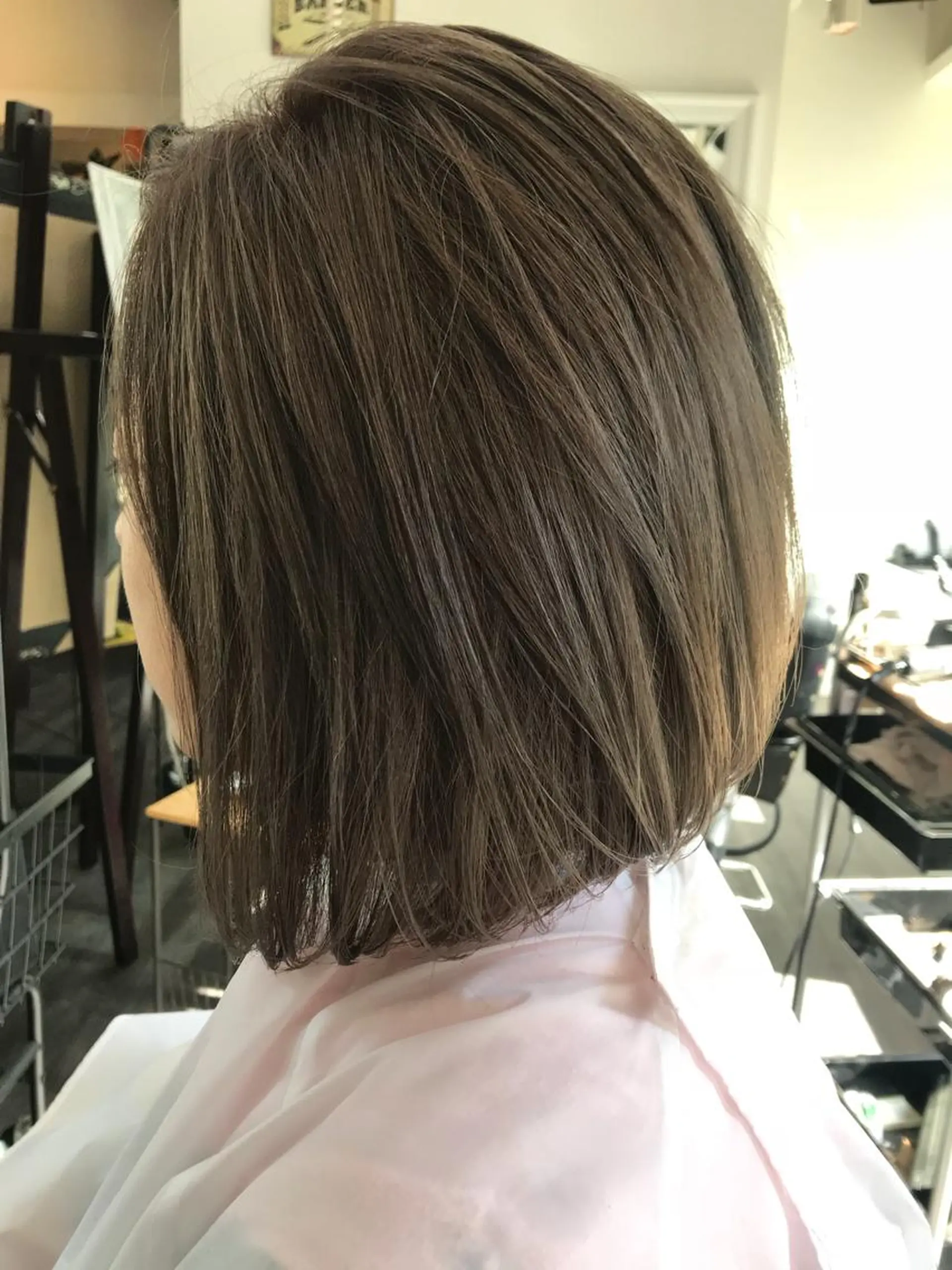 ミディアム 家田 竜のヘアスタイル