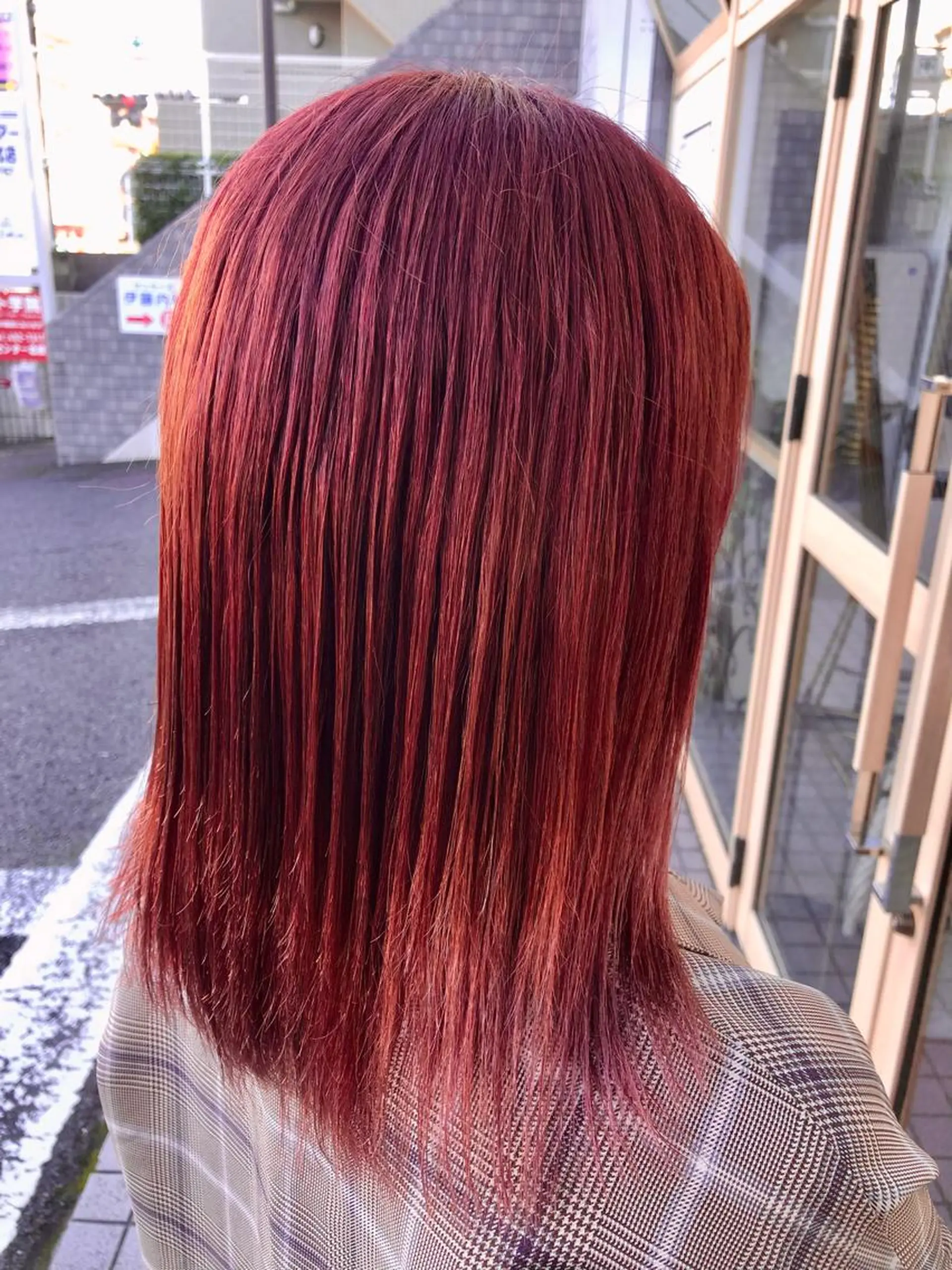 ミディアム カラー セン北徒歩５分 キシタクのヘアスタイル