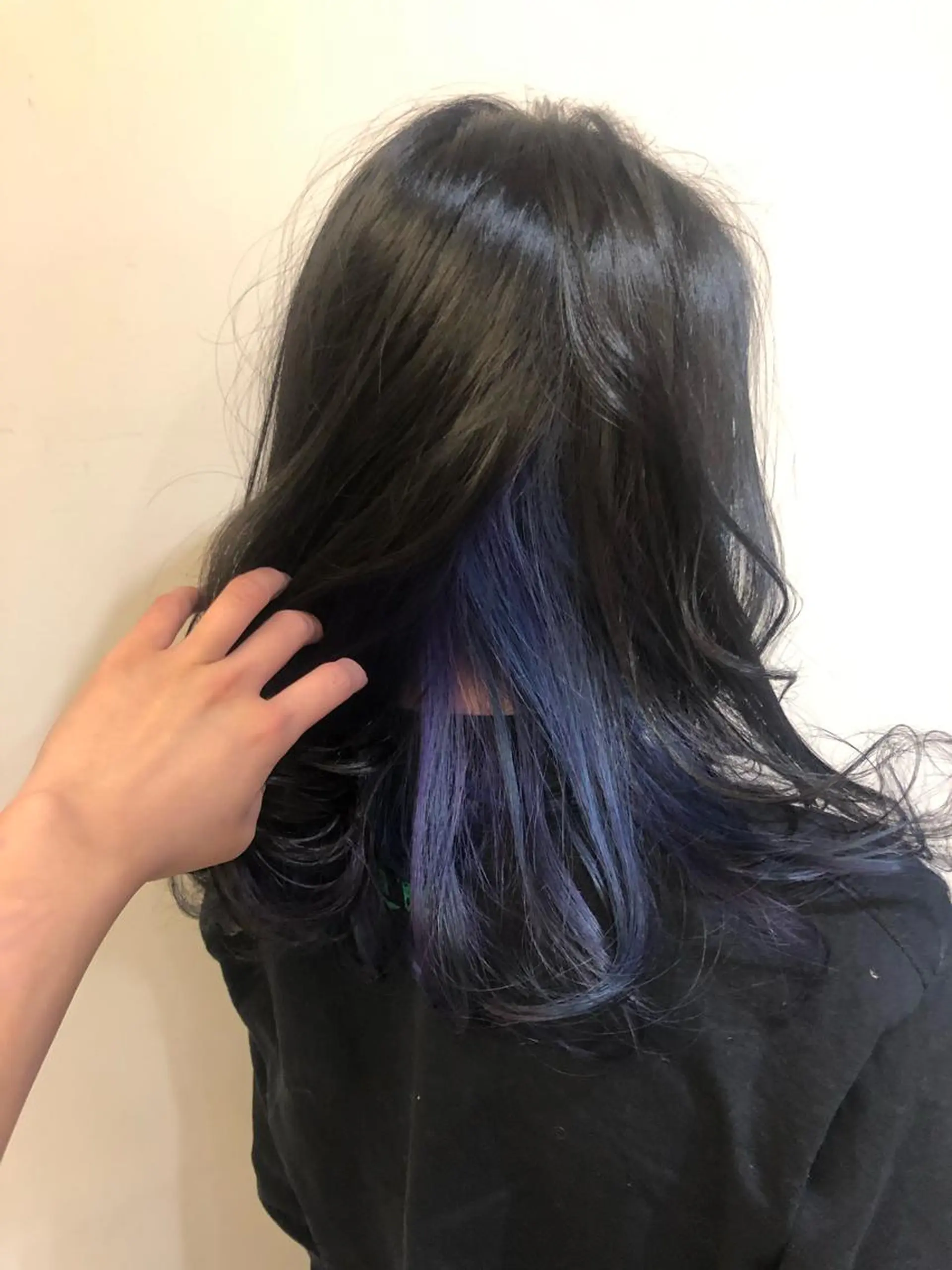 ロング パープルカラー ヤマモト マイのヘアスタイル