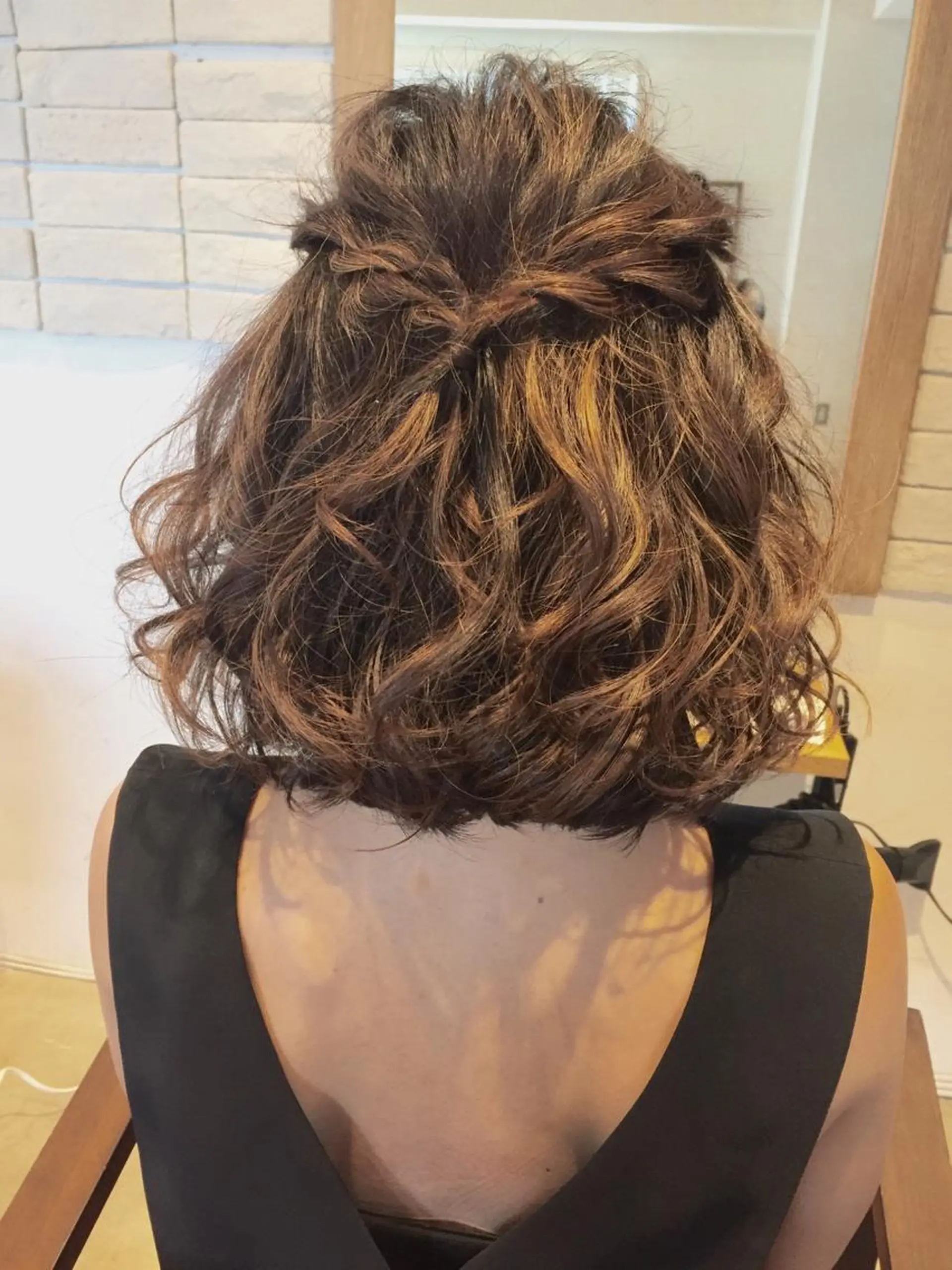 ショート ヘアアレンジ 若杉 諒のヘアスタイル