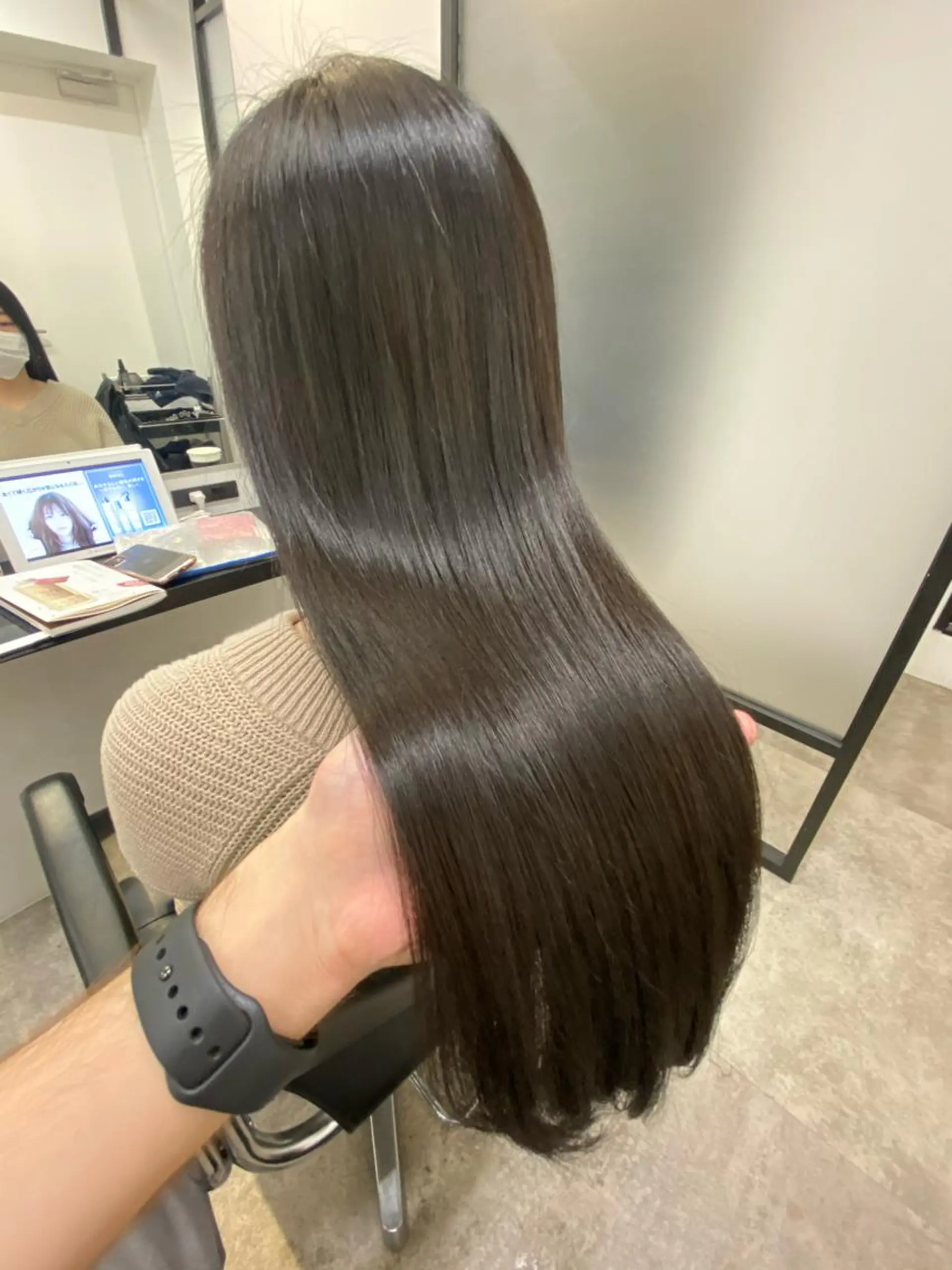 ロング カラー 【艶髪×韓国風】 毛流れ職人 RYOのヘアスタイル