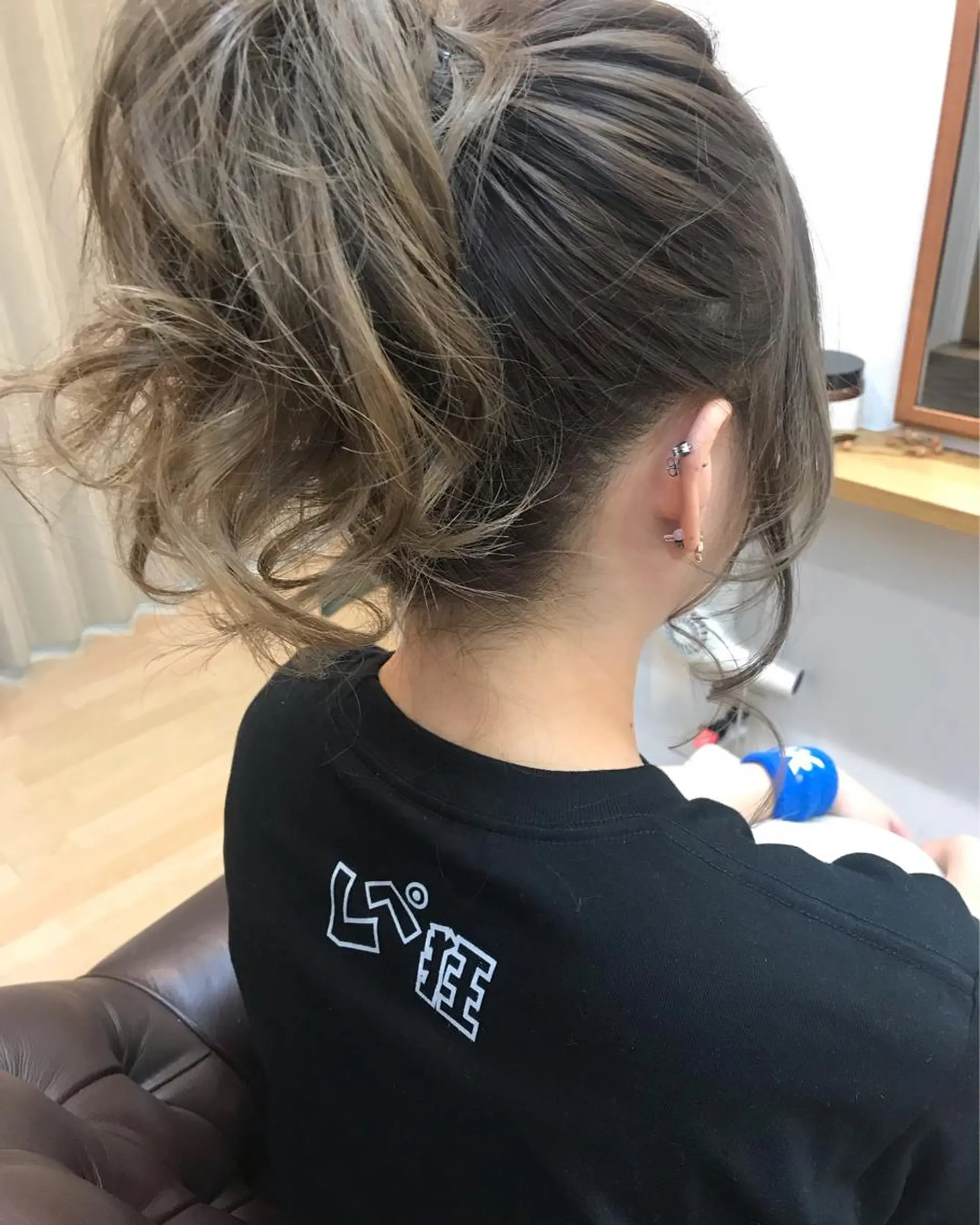 ロング ヘアアレンジ クニモトハルナ ボブ/柔らかカラーのヘアスタイル