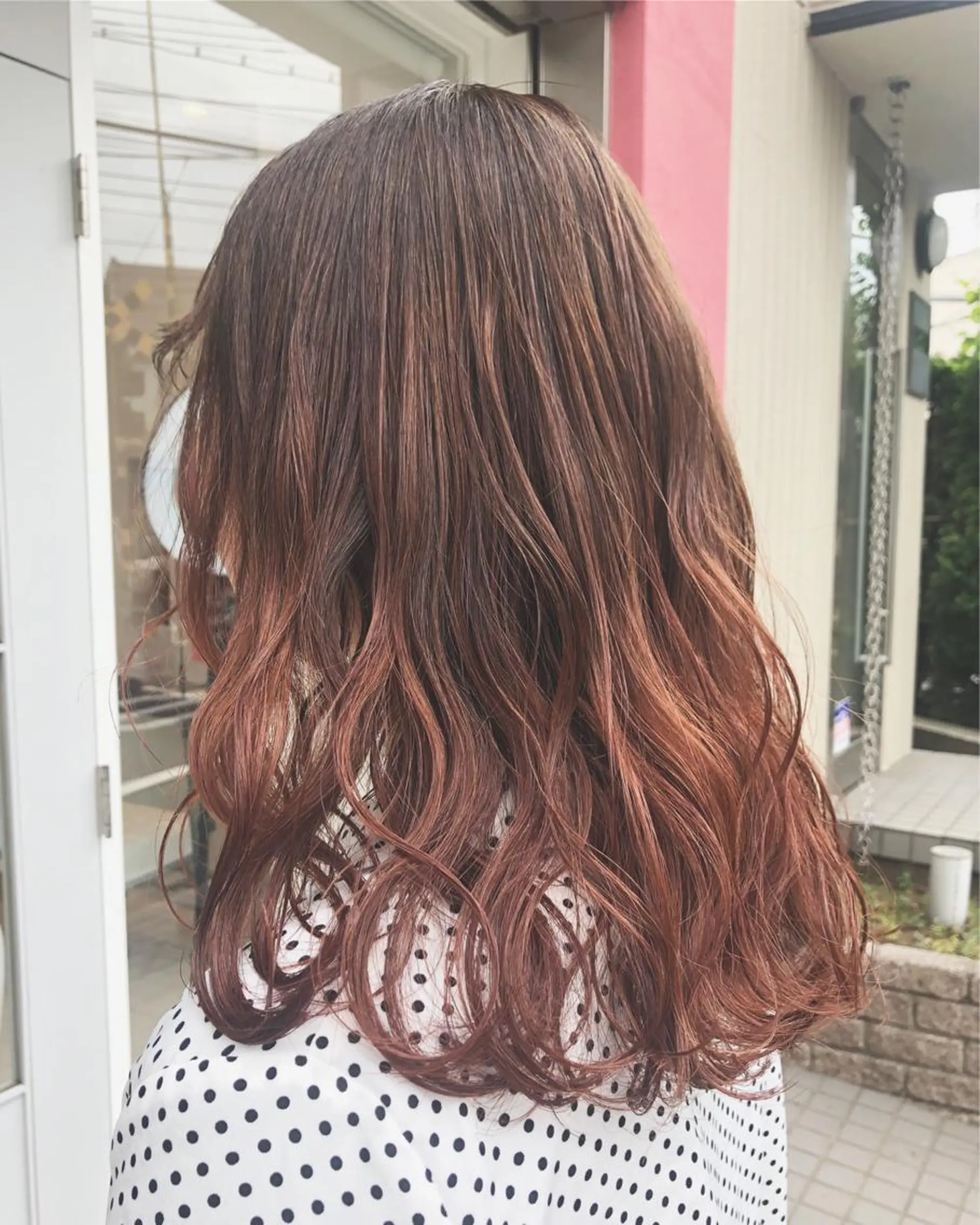 セミロング ヘアカラー sano sayakaのヘアスタイル