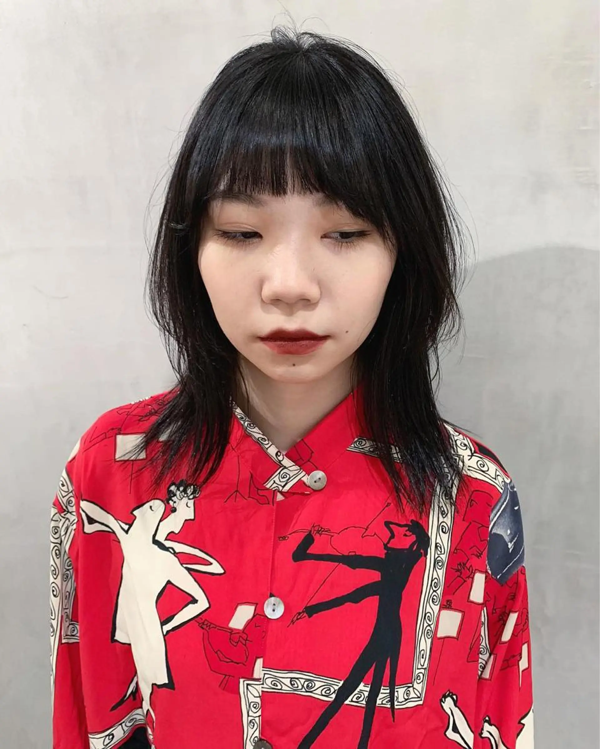 ミディアム ウルフカット カット トリートメント 優作 〜圧倒的信頼〜のヘアスタイル