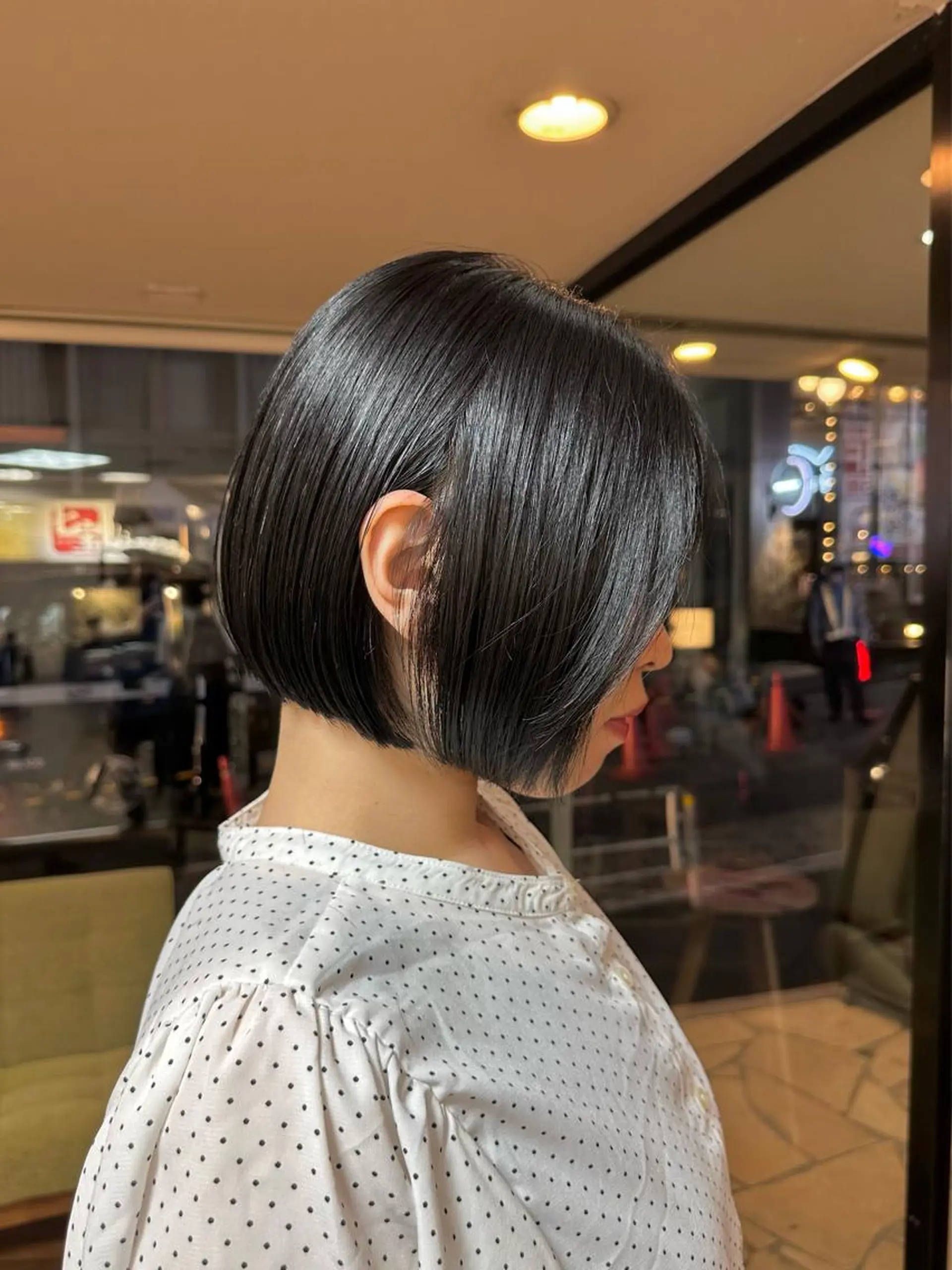 ショート カラー ボブ カット トリートメント 矢野 晃平のヘアスタイル