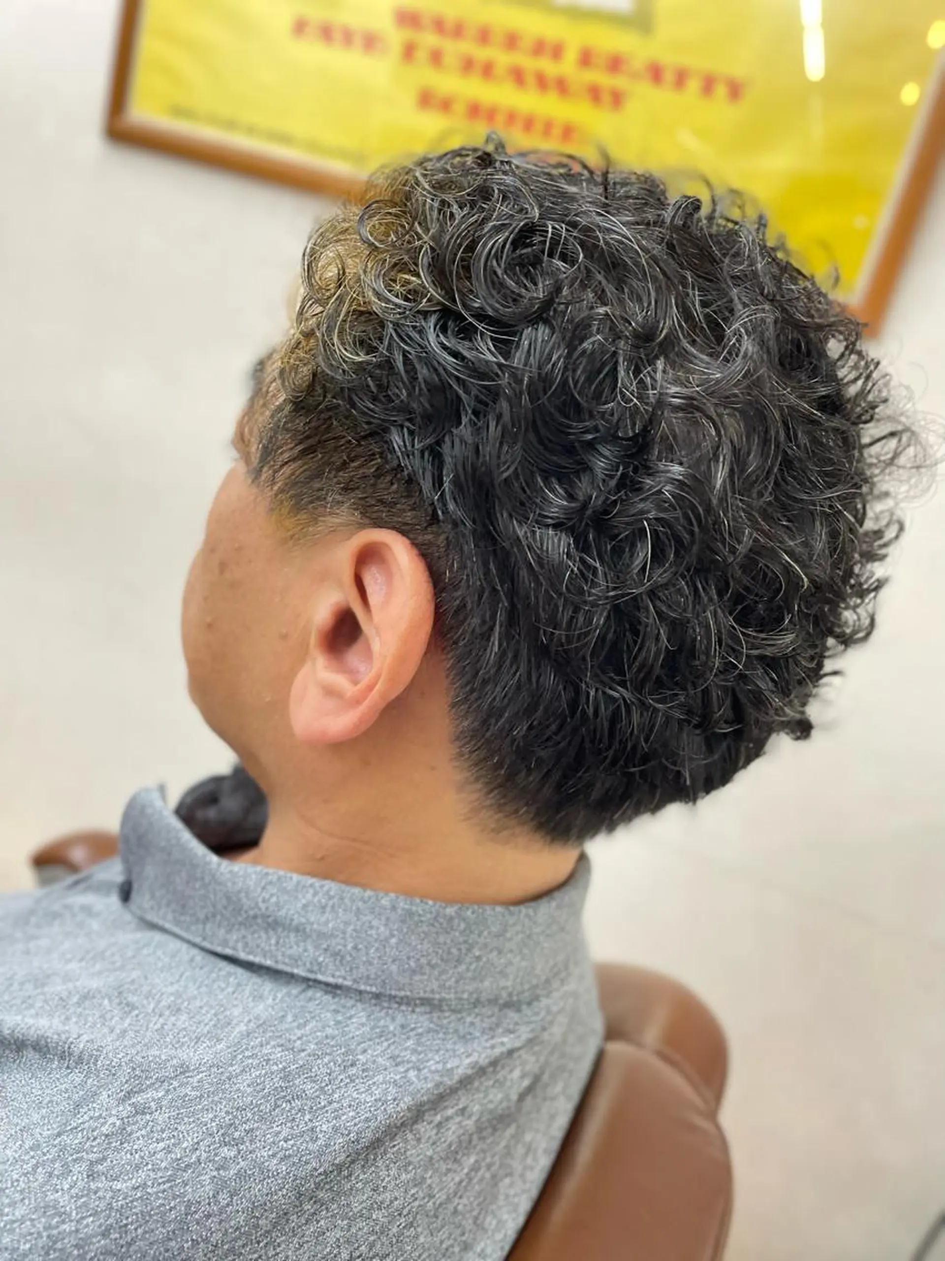 パーマ メンズ メンズパーマ 刈り上げ 山田 美翔のヘアスタイル