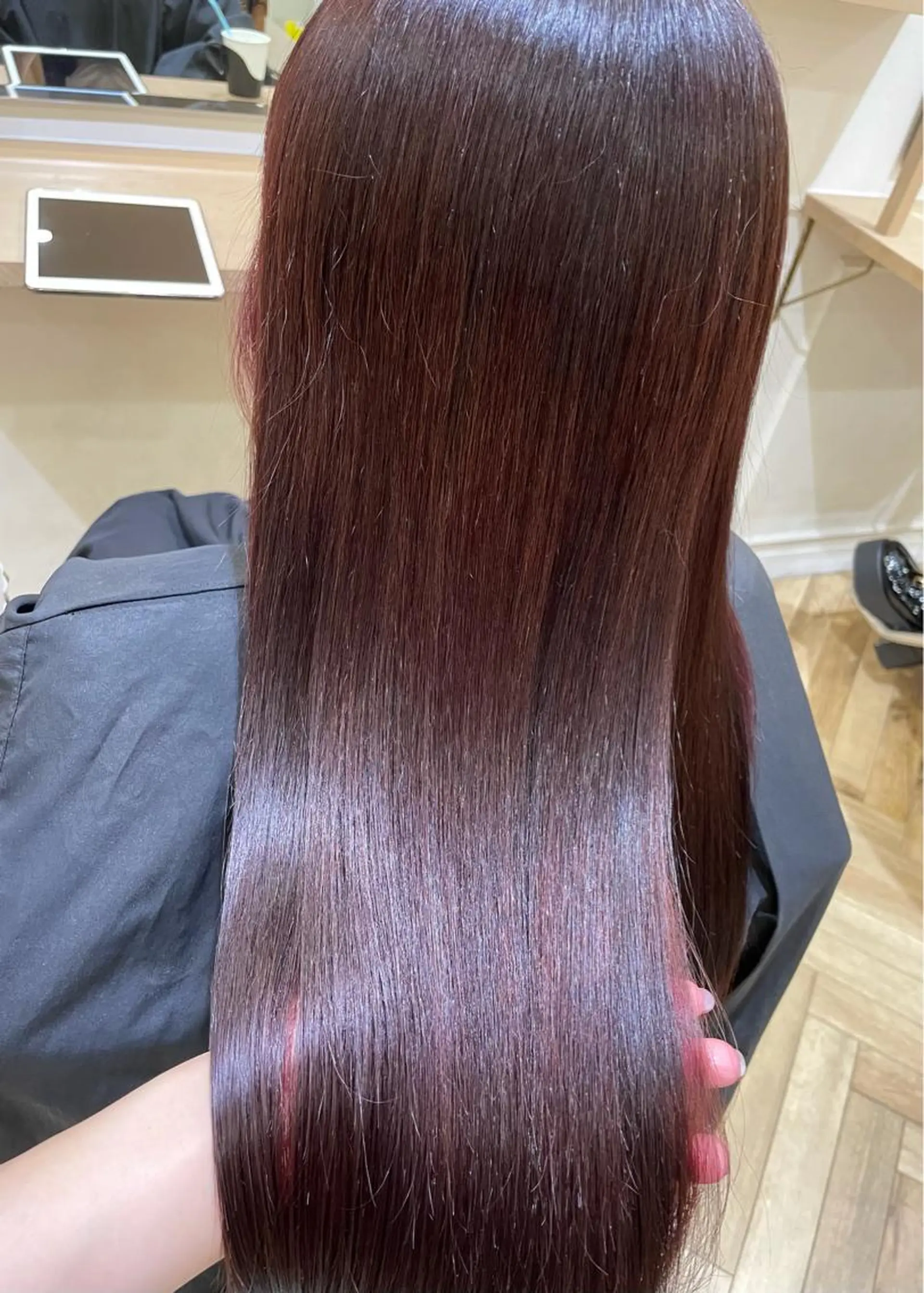 ロング ピンクラベンダー 髪質改善お任せ ください♪ひとみのヘアスタイル