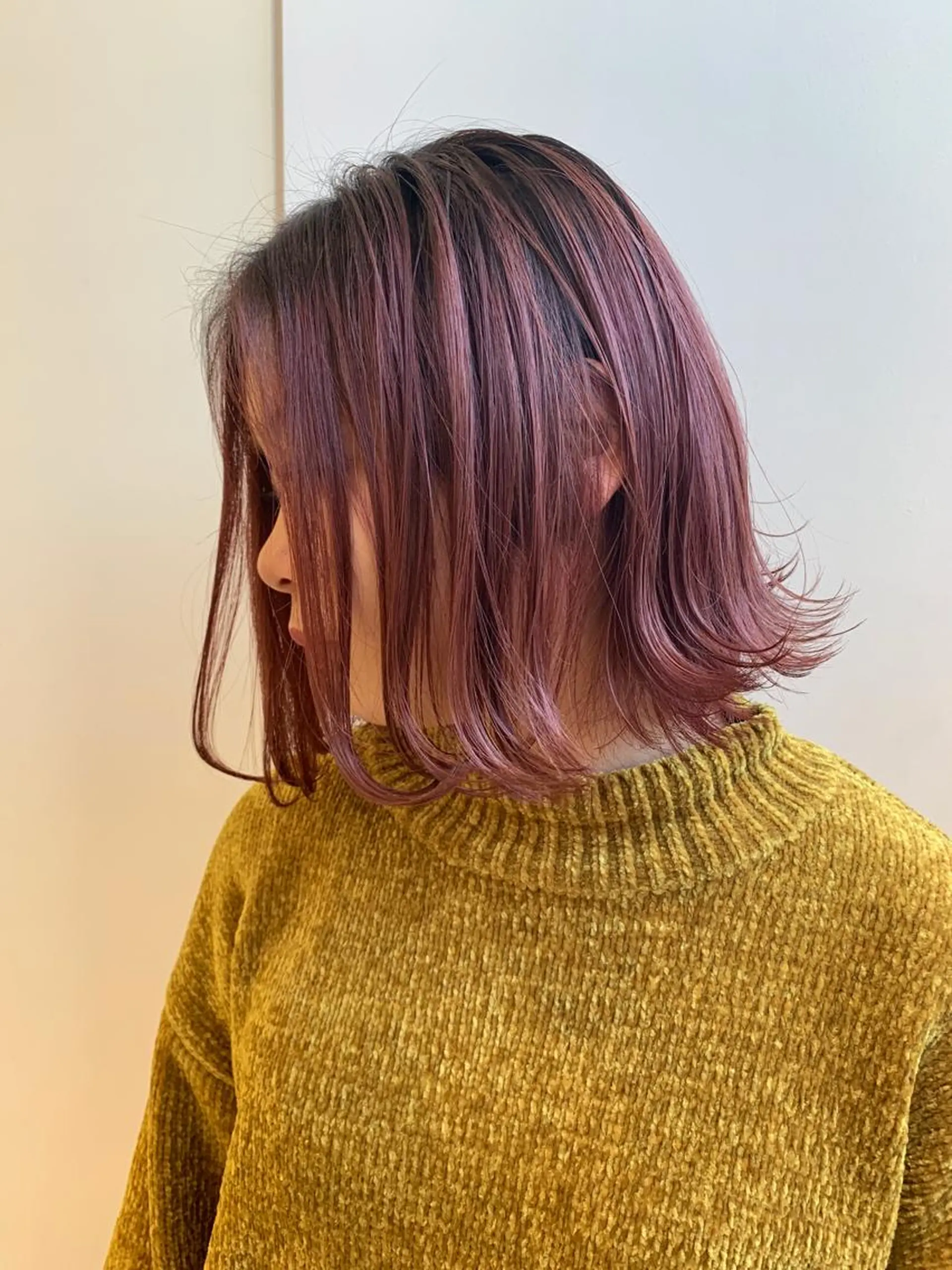 ミディアム カラー ブリーチ ケアブリーチ ピンクカラー カット ヘアカラー トリートメント インナーエクステ渋谷 🦋KAJIのヘアスタイル