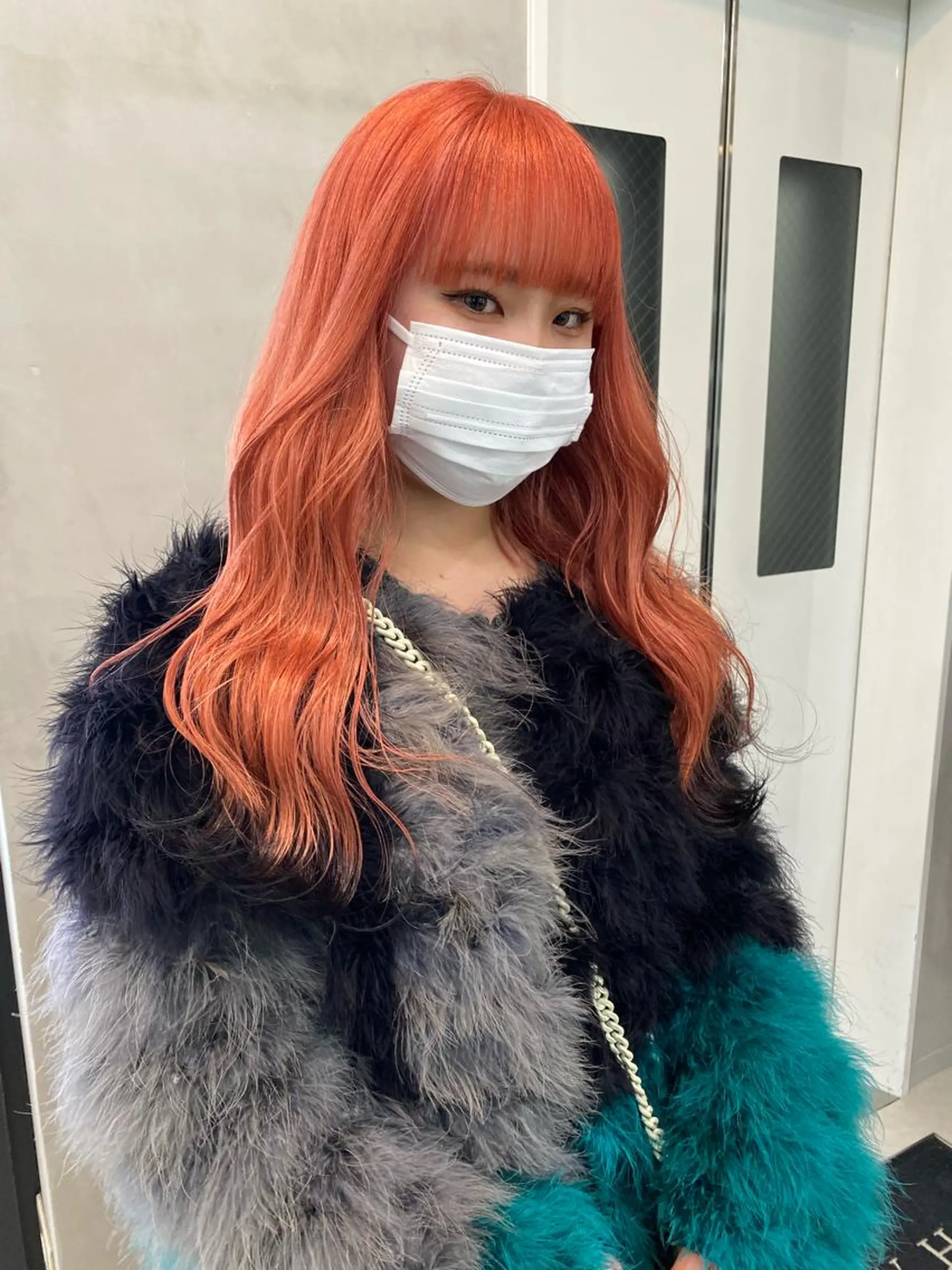 ロング カラー ヘアアレンジ SHACHU ayamiのヘアスタイル