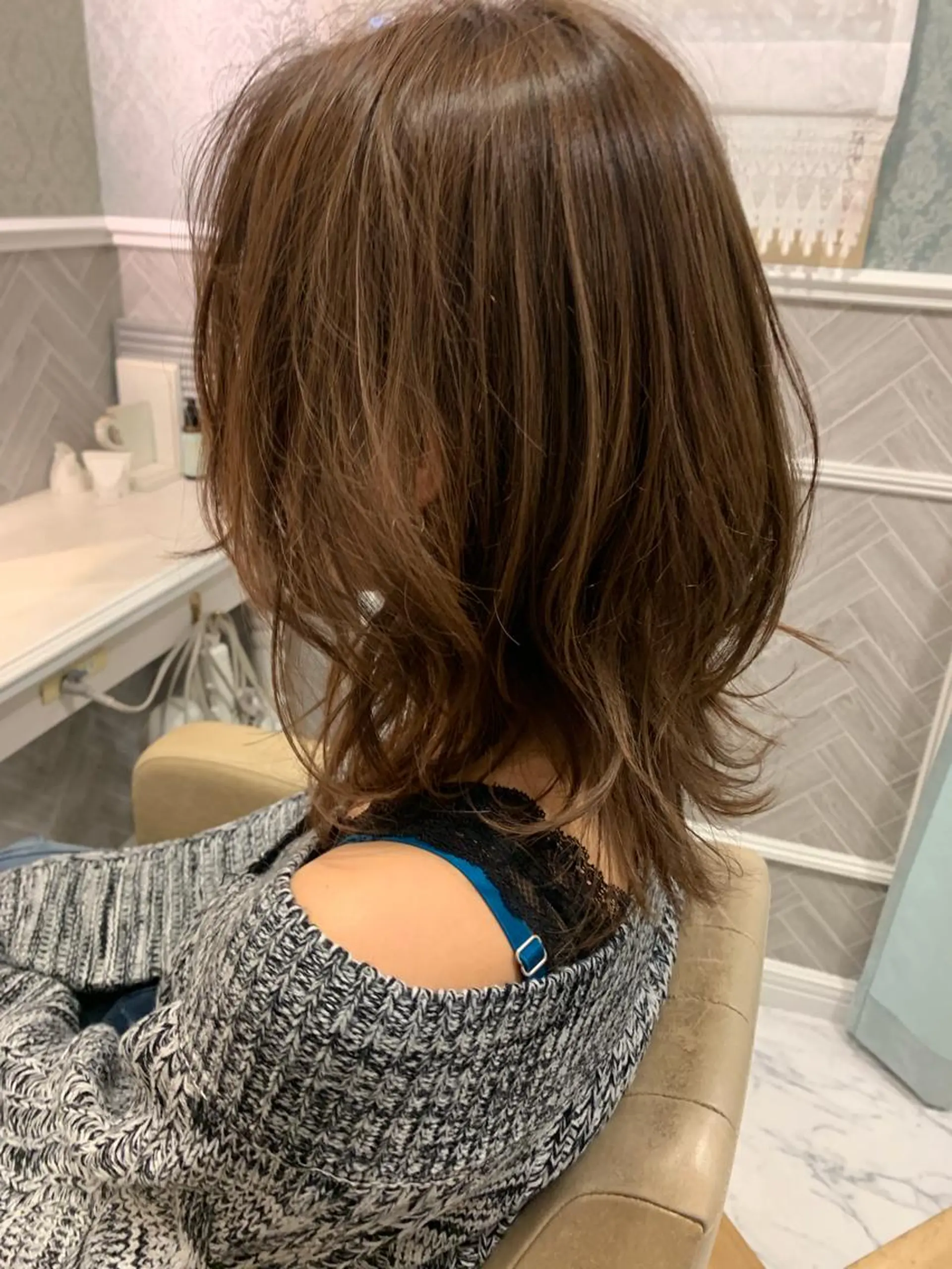 ミディアム レイヤー/ボブ 高嶋 優のヘアスタイル