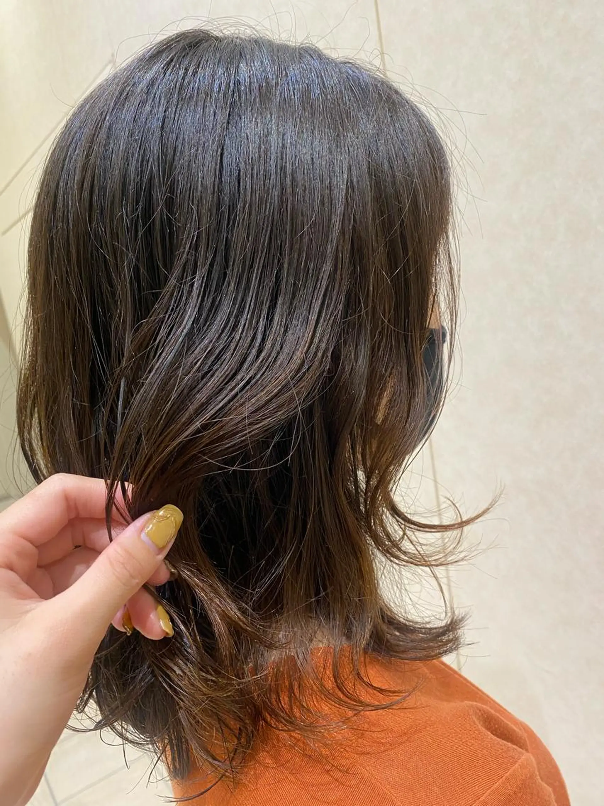 パーマ デジタルパーマ 小倉 沙織のヘアスタイル