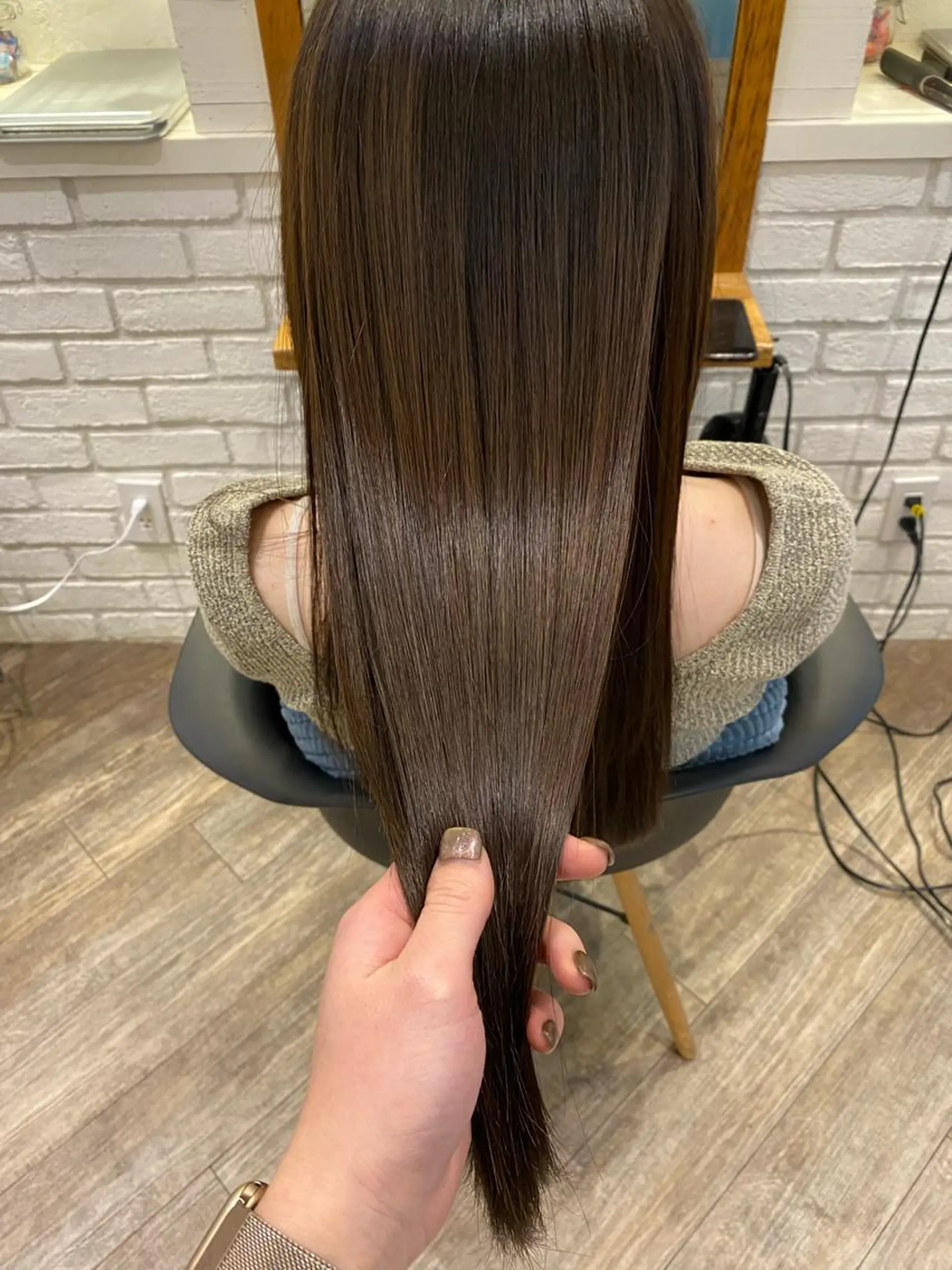 ロング 髪質改善 トリートメント 酸熱トリートメント 🌟アレンジが似合う カラー🌟Rumiのヘアスタイル