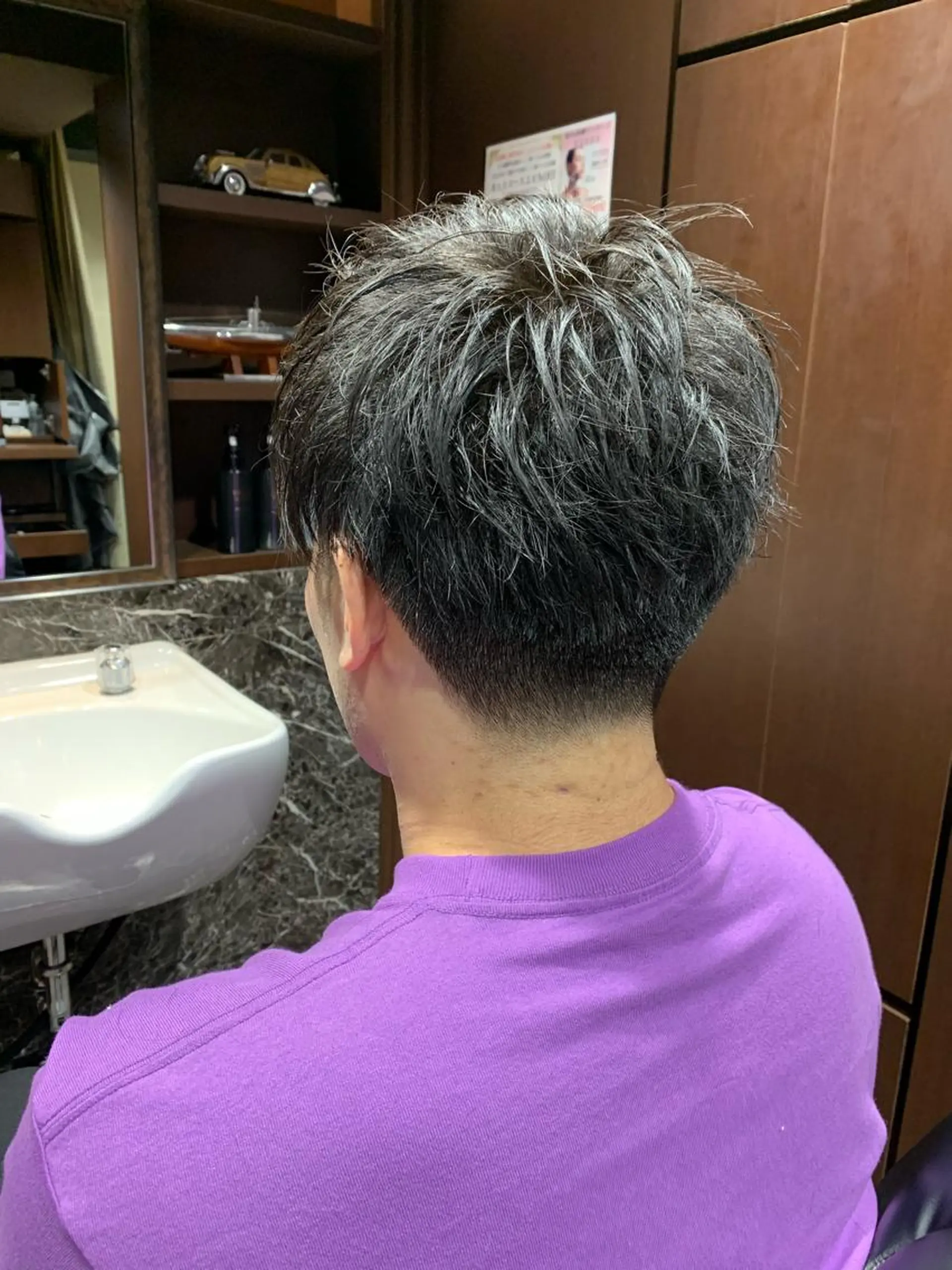 ショート メンズ 羽木 隆徒のヘアスタイル