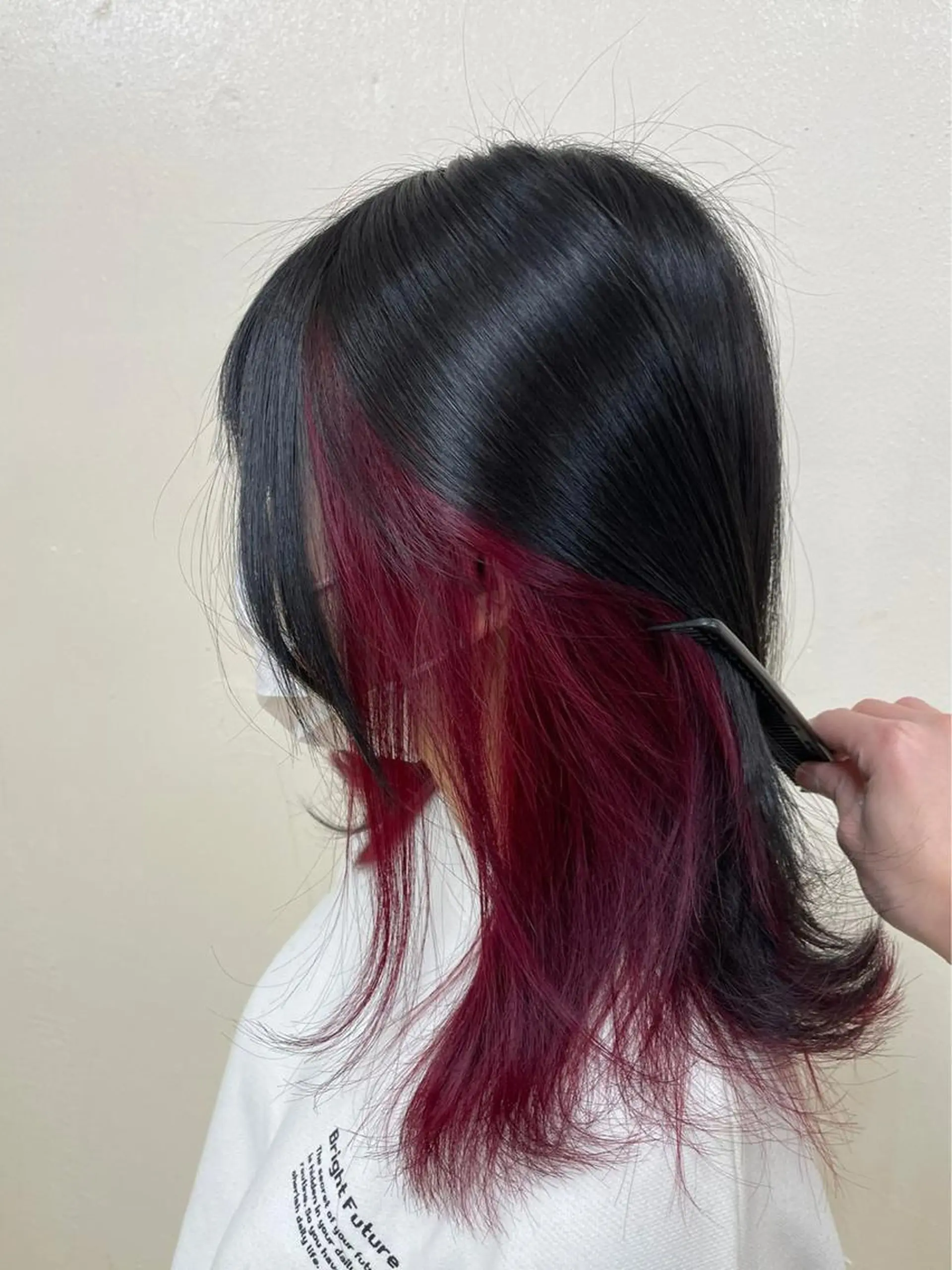 セミロング コテ巻き風パーマ 🦋にこ🦋のヘアスタイル