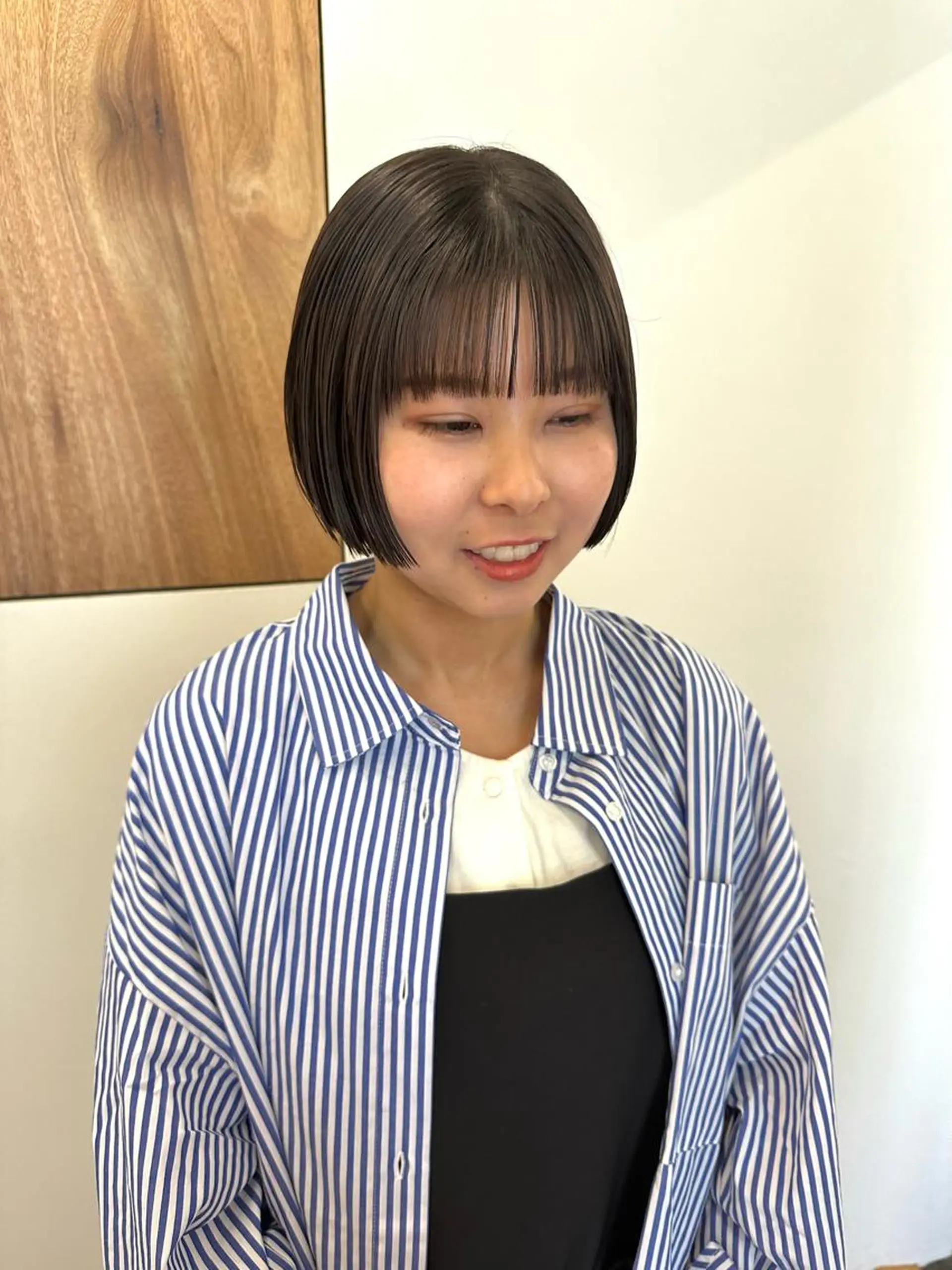 ショート カラー ボブ yupi🐈‍⬛ レイヤー/パーマのヘアスタイル