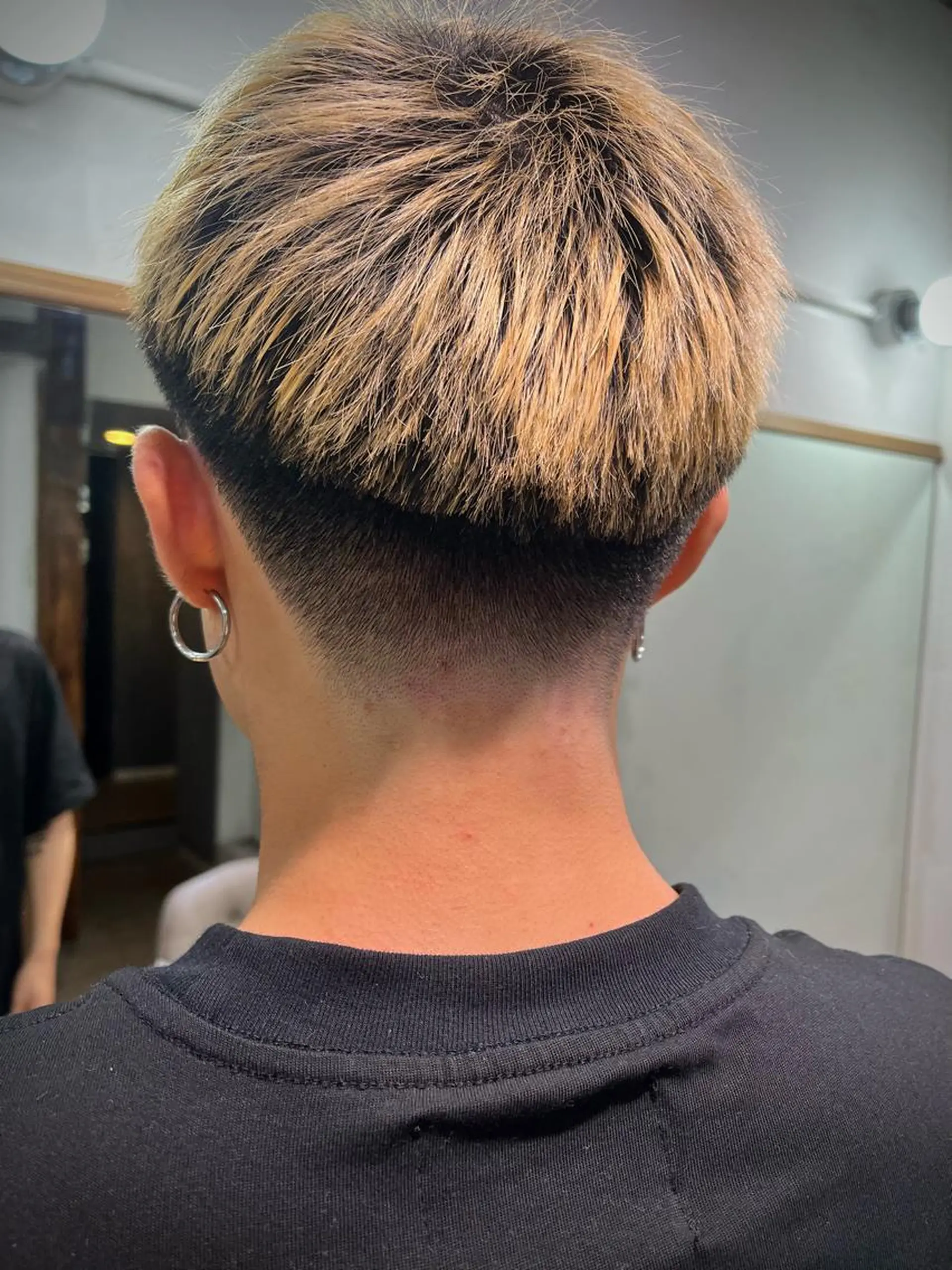 ショート メンズ アイブロウ フェードカット メンズアイブロウ 京都駅メンズカット/ パーマ/Keigoのヘアスタイル