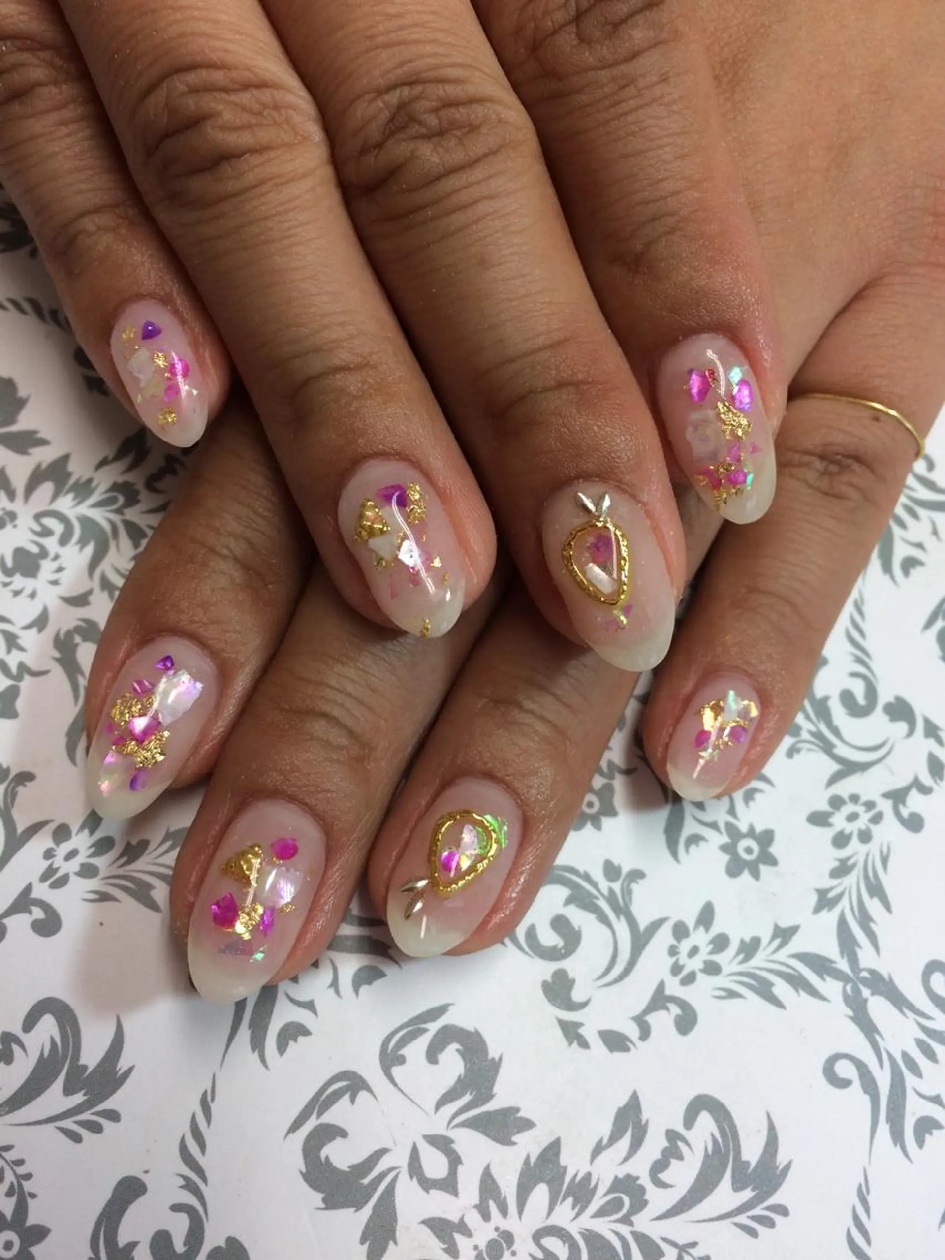 ネイル 持ち込み Lino Nail sekitomiのネイルデザイン