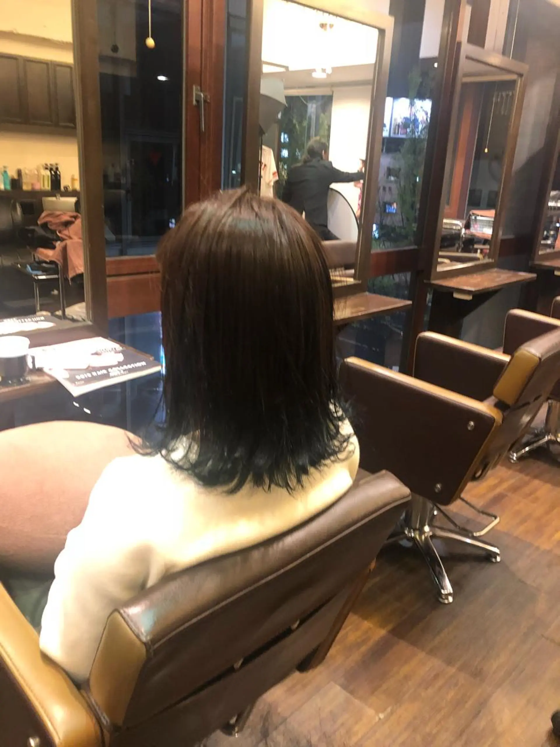 ミディアム 切りっぱなしボブ ボブ カット トリートメント ヘッドスパ ヘアセット 【代表】 🌟MASA🌟美髪のヘアスタイル