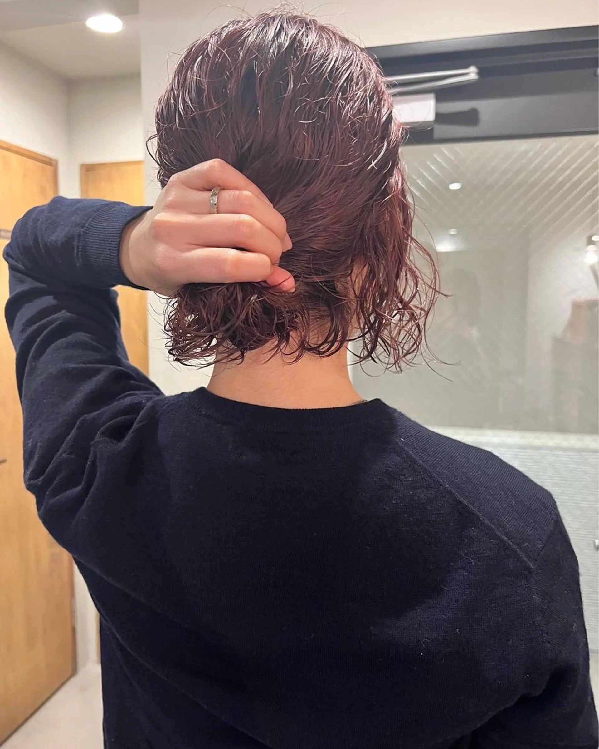 ショート パーマ ミディアムパーマ /癖毛パーマのヘアスタイル