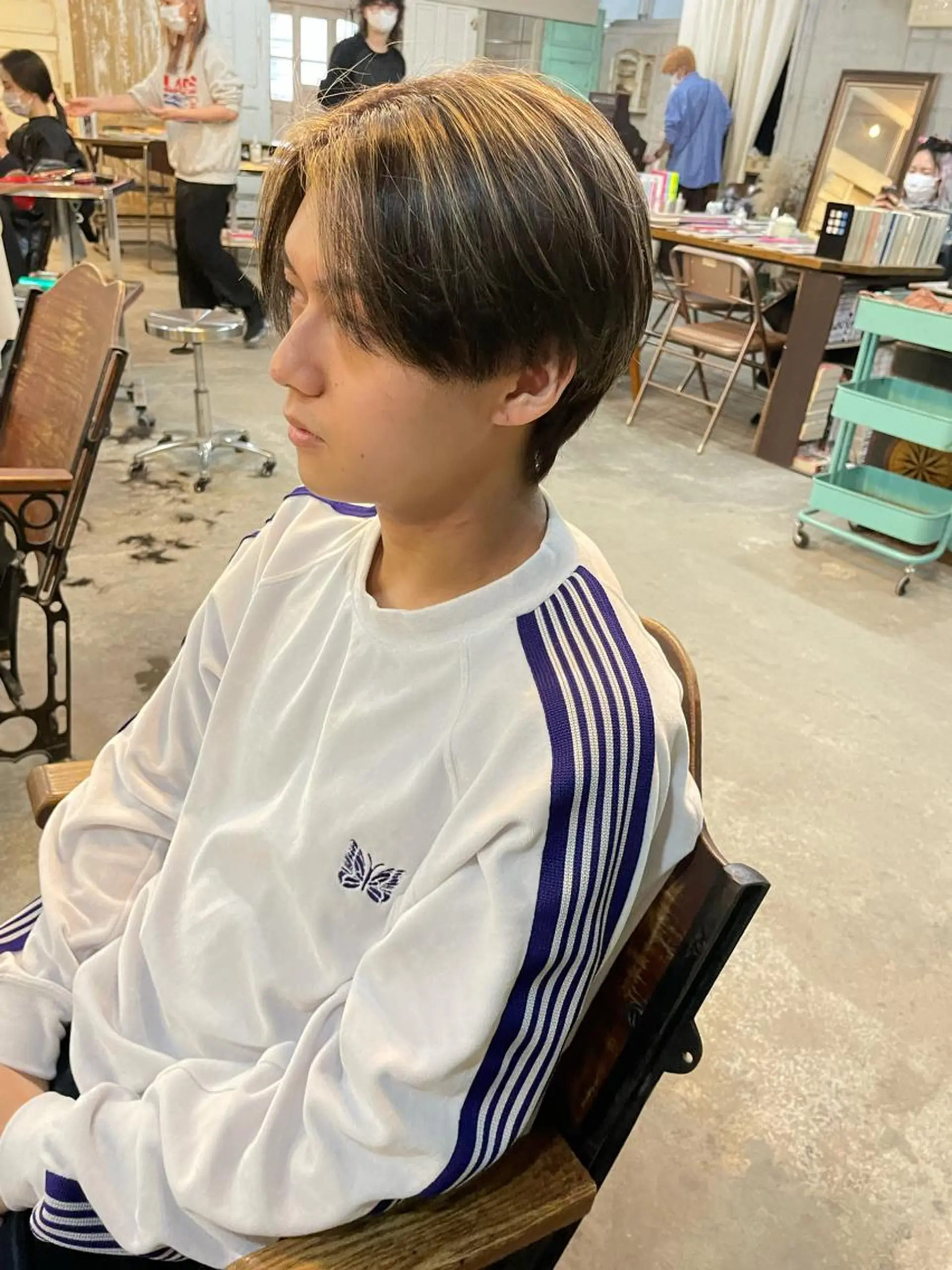 メンズ メンズ特化美容師 ハスイルイのヘアスタイル