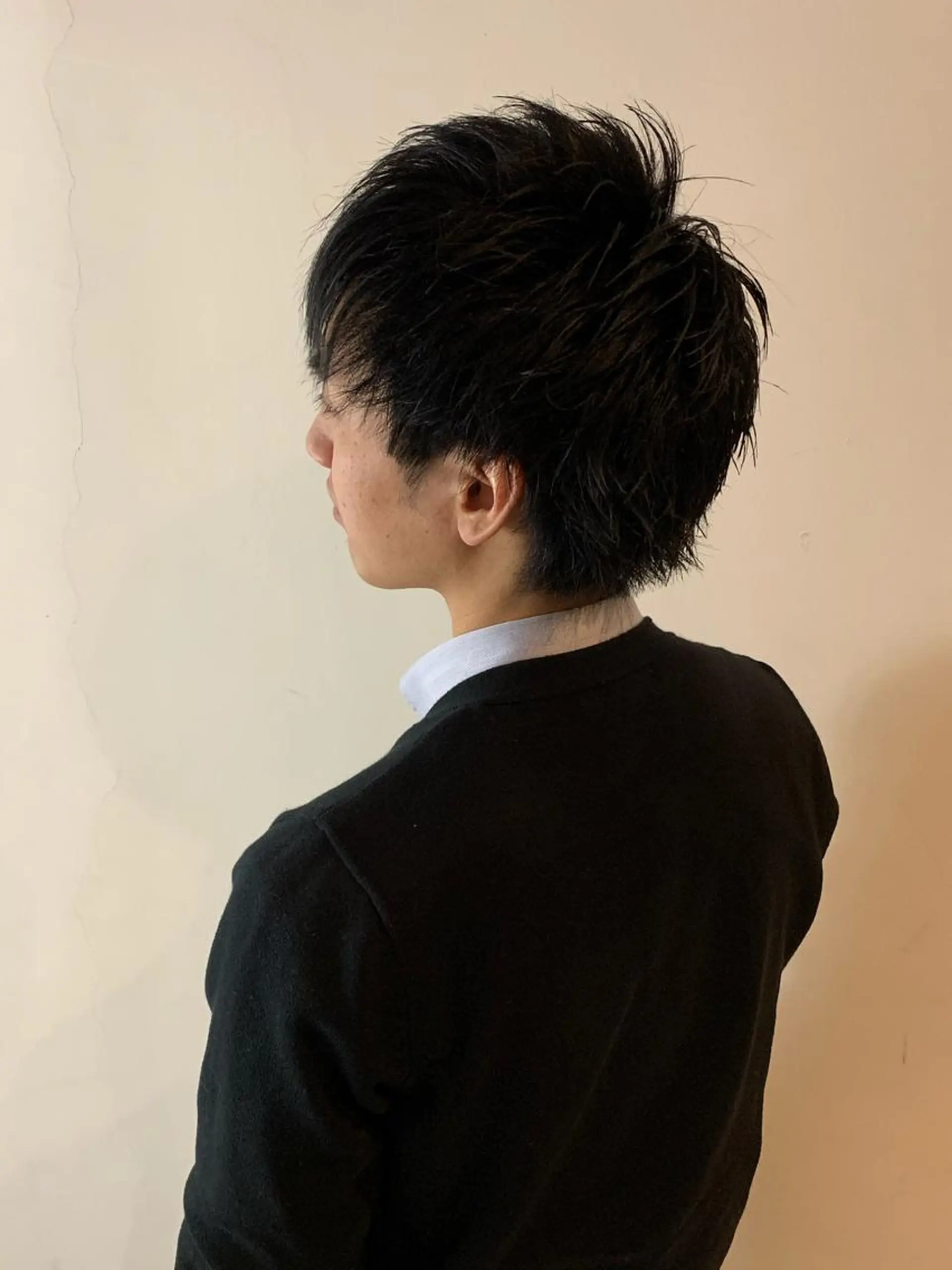 ミディアム カラー メンズ 田中 千恩のヘアスタイル