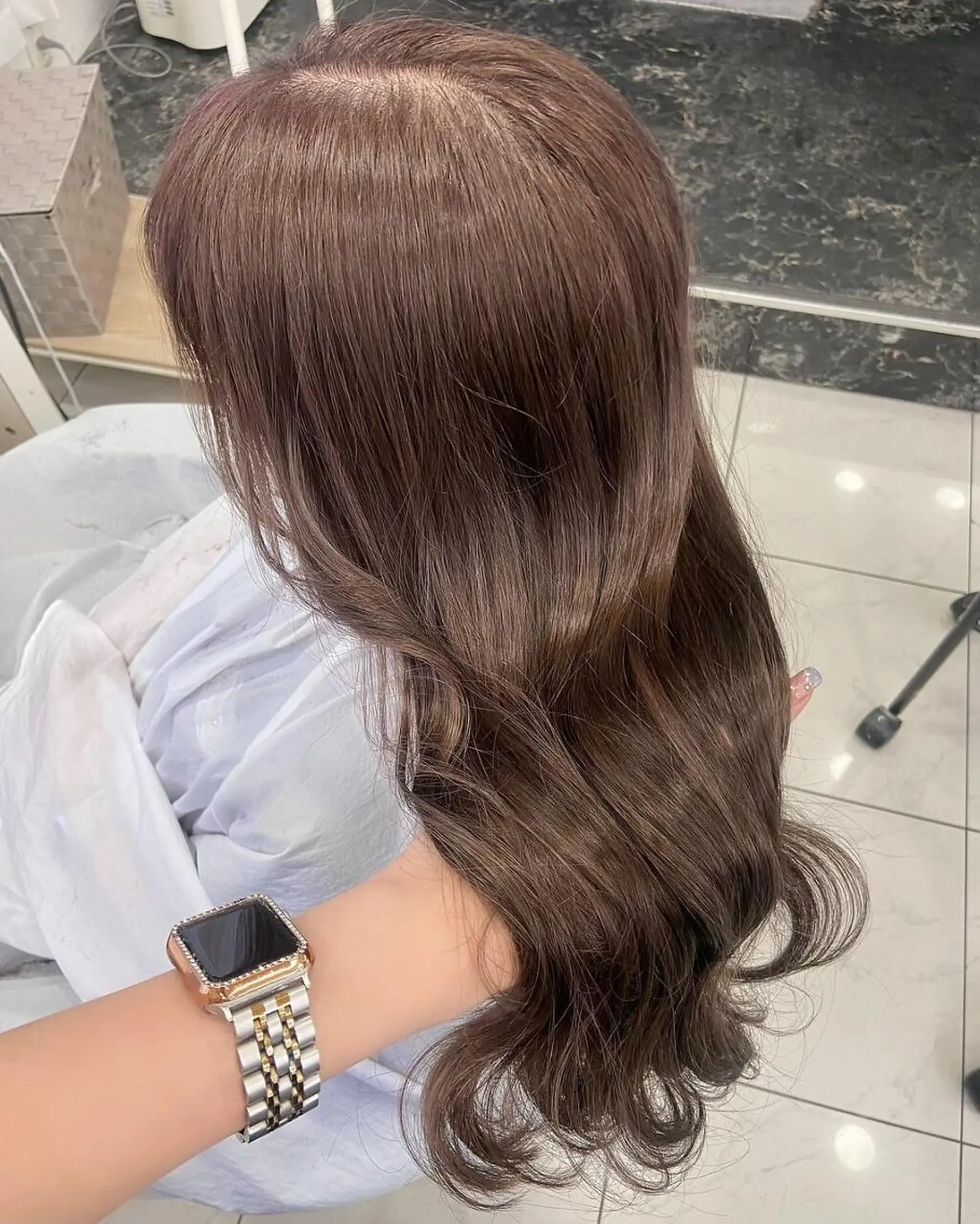 カラー 💎馴染むエクステ× 縮毛矯正TOMO💎のヘアスタイル