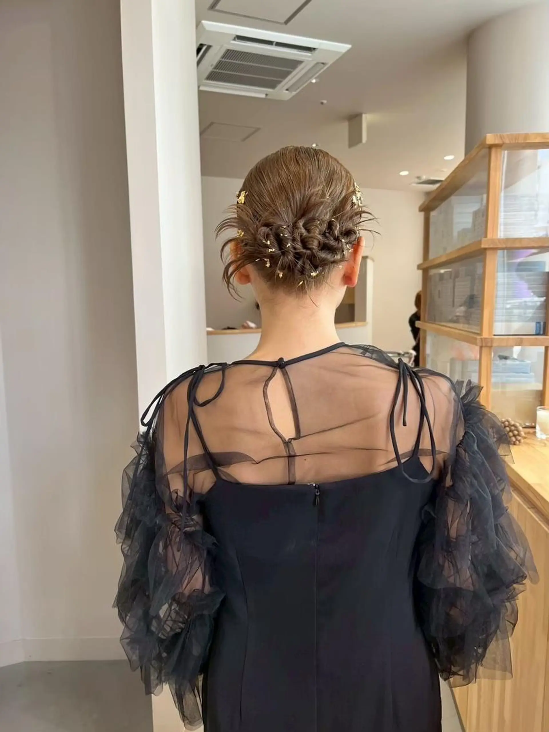 ヘアアレンジ ボブ 結婚式お呼ばれヘア セット／Tommyのヘアスタイル