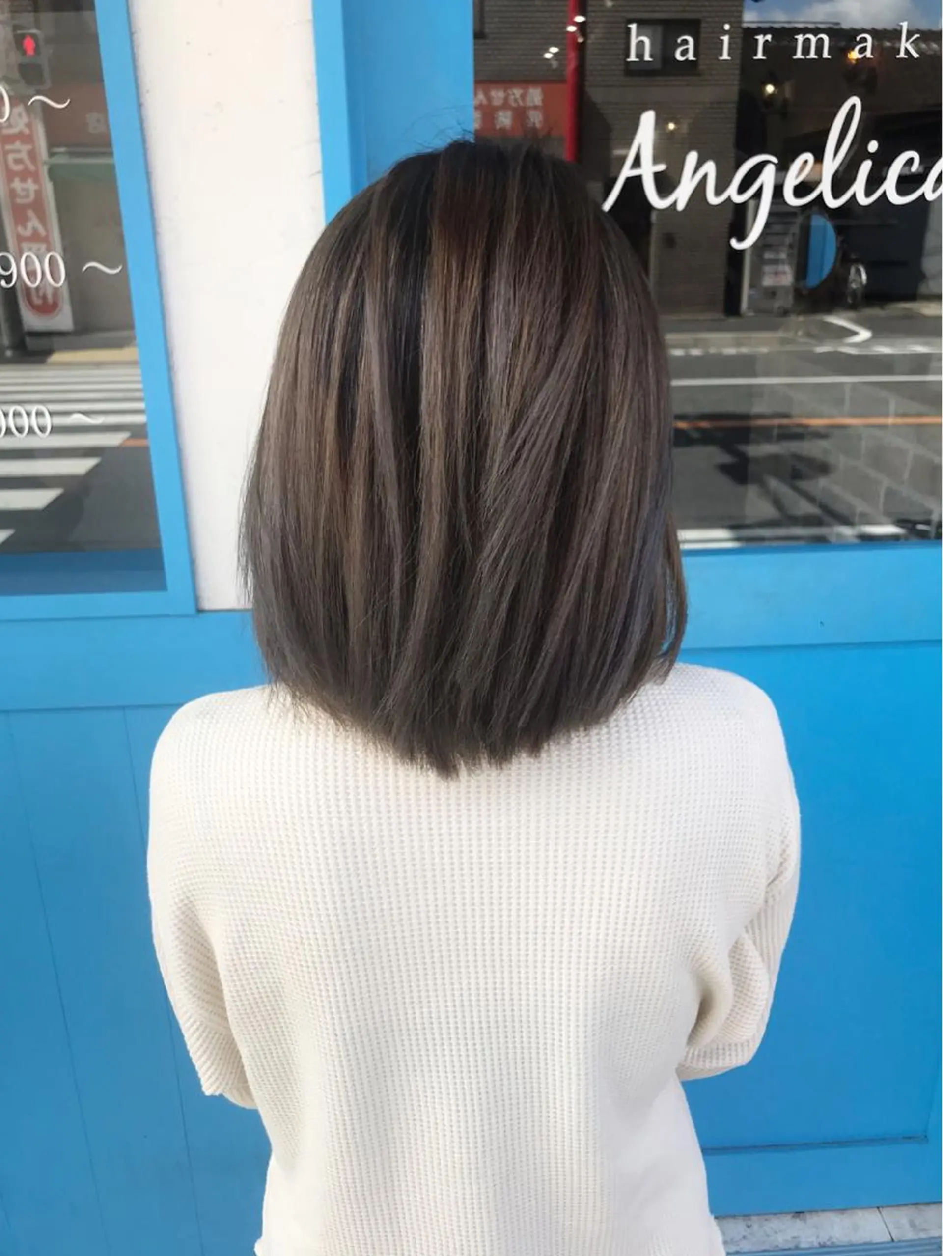 ミディアム カット ヘアカラー トリートメント en Siena エンシエナのヘアスタイル