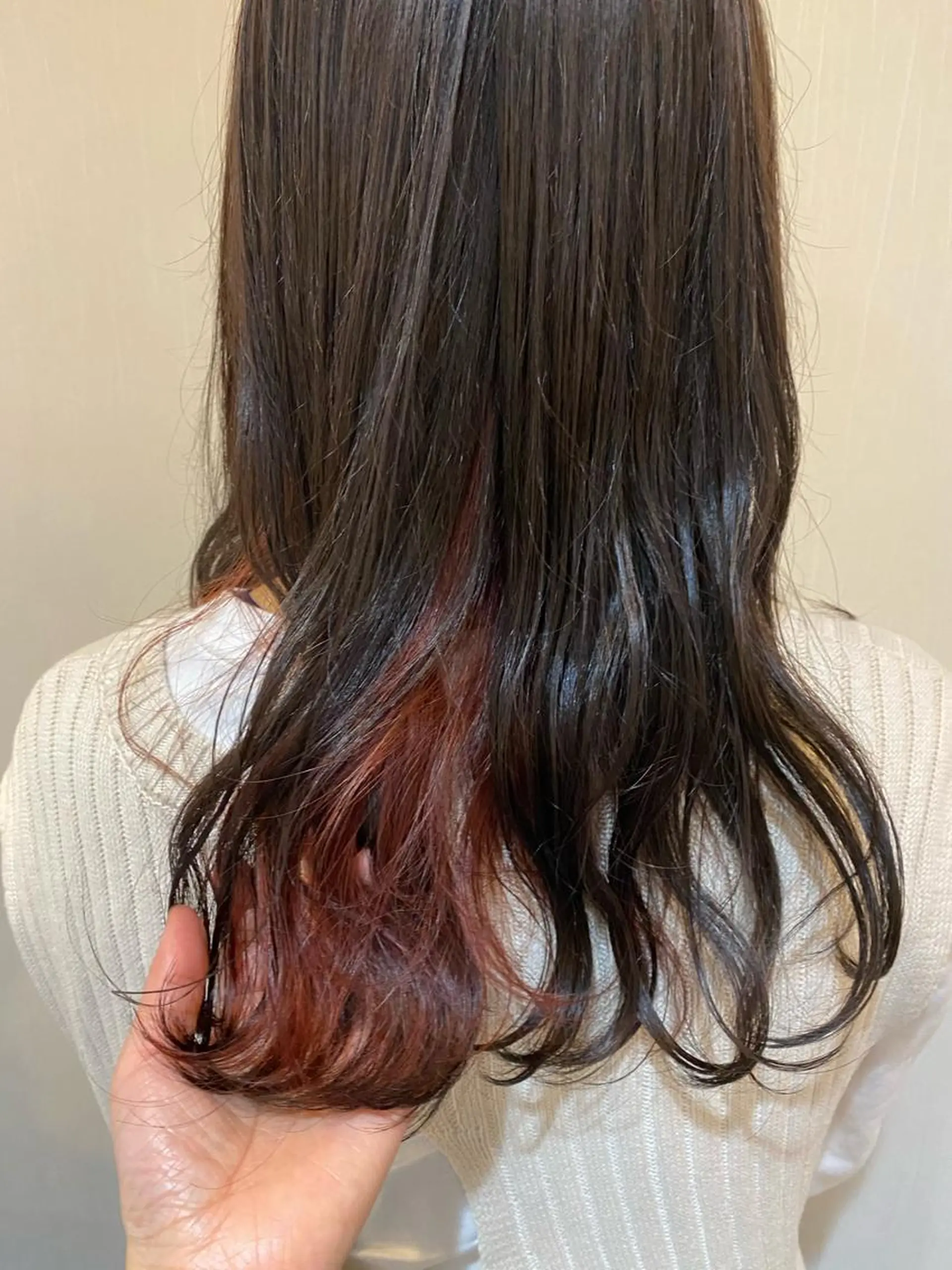 ミディアム カラー 菅原 あずさのヘアスタイル