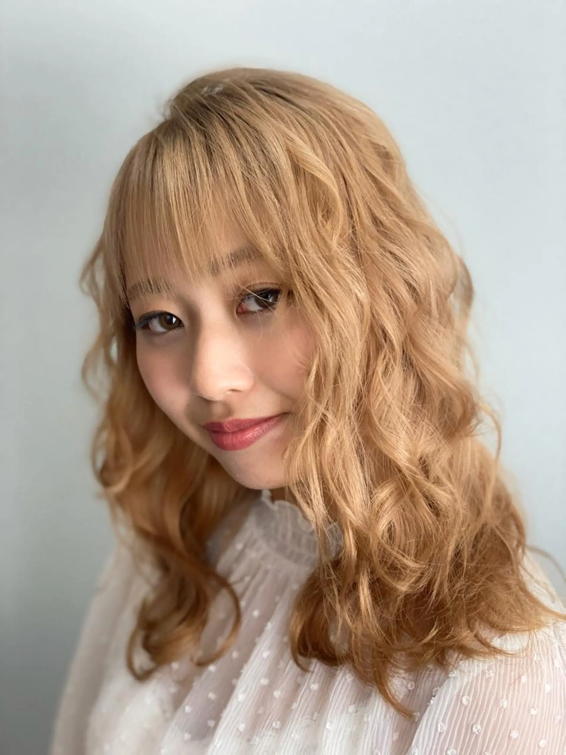 ロング 🧡可愛い色落ち🧡 ハイトーン特化🧡のヘアスタイル