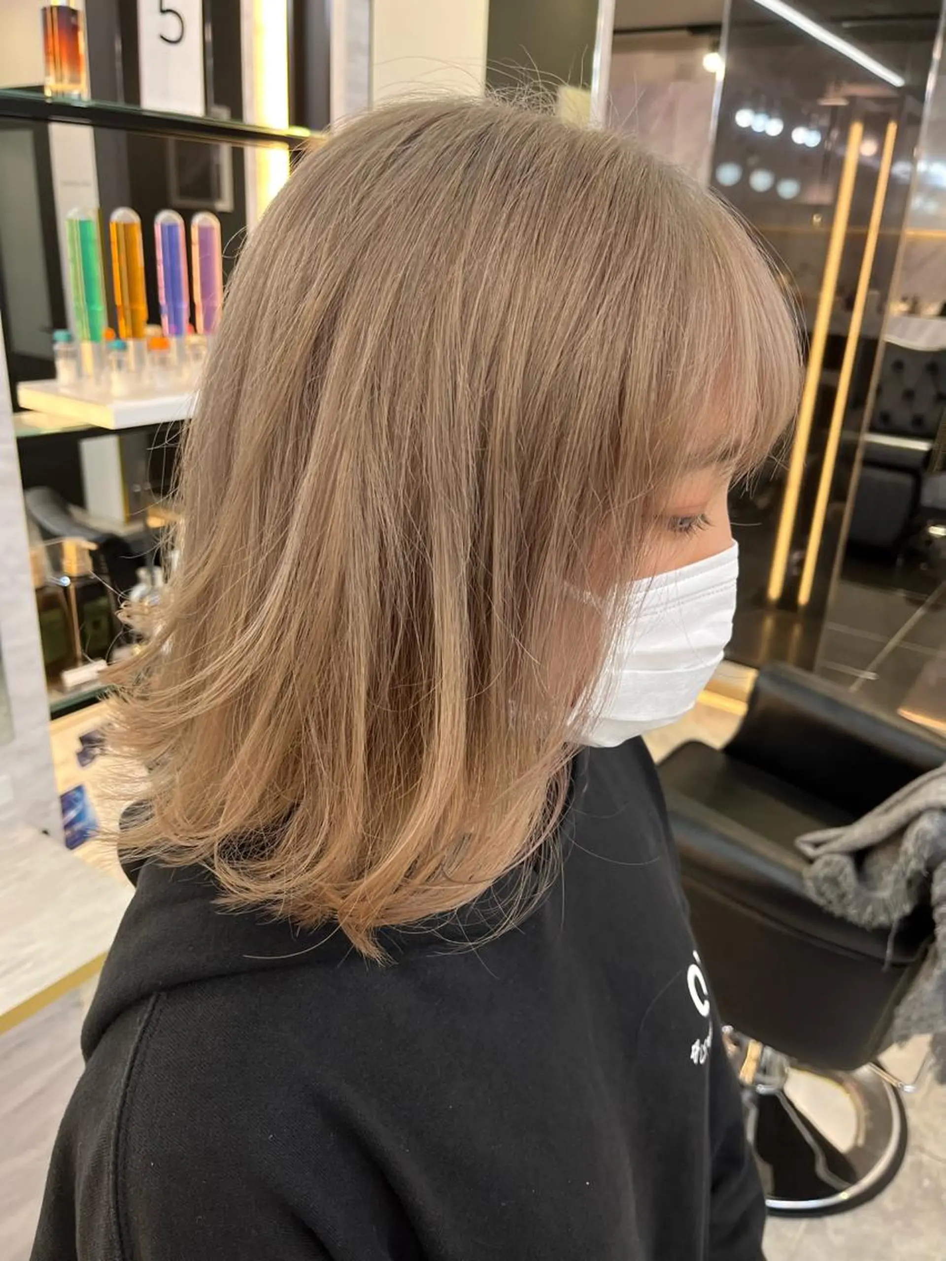 ショート カラー カット ヘアカラー トリートメント レイヤー似合わせ 透明感カラーりきやのヘアスタイル