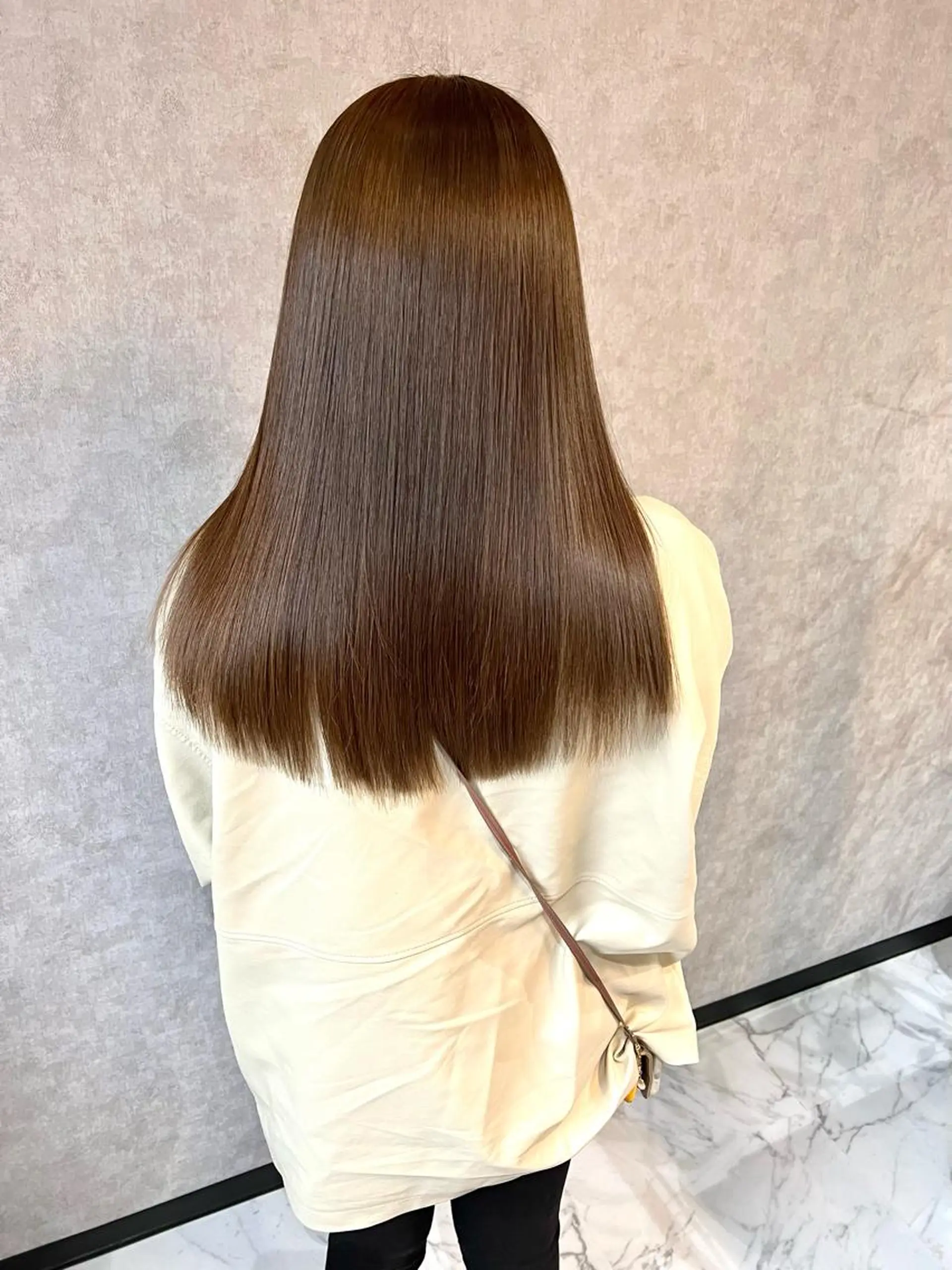 ロング 髪質改善 縮毛矯正 成田 和樹のヘアスタイル