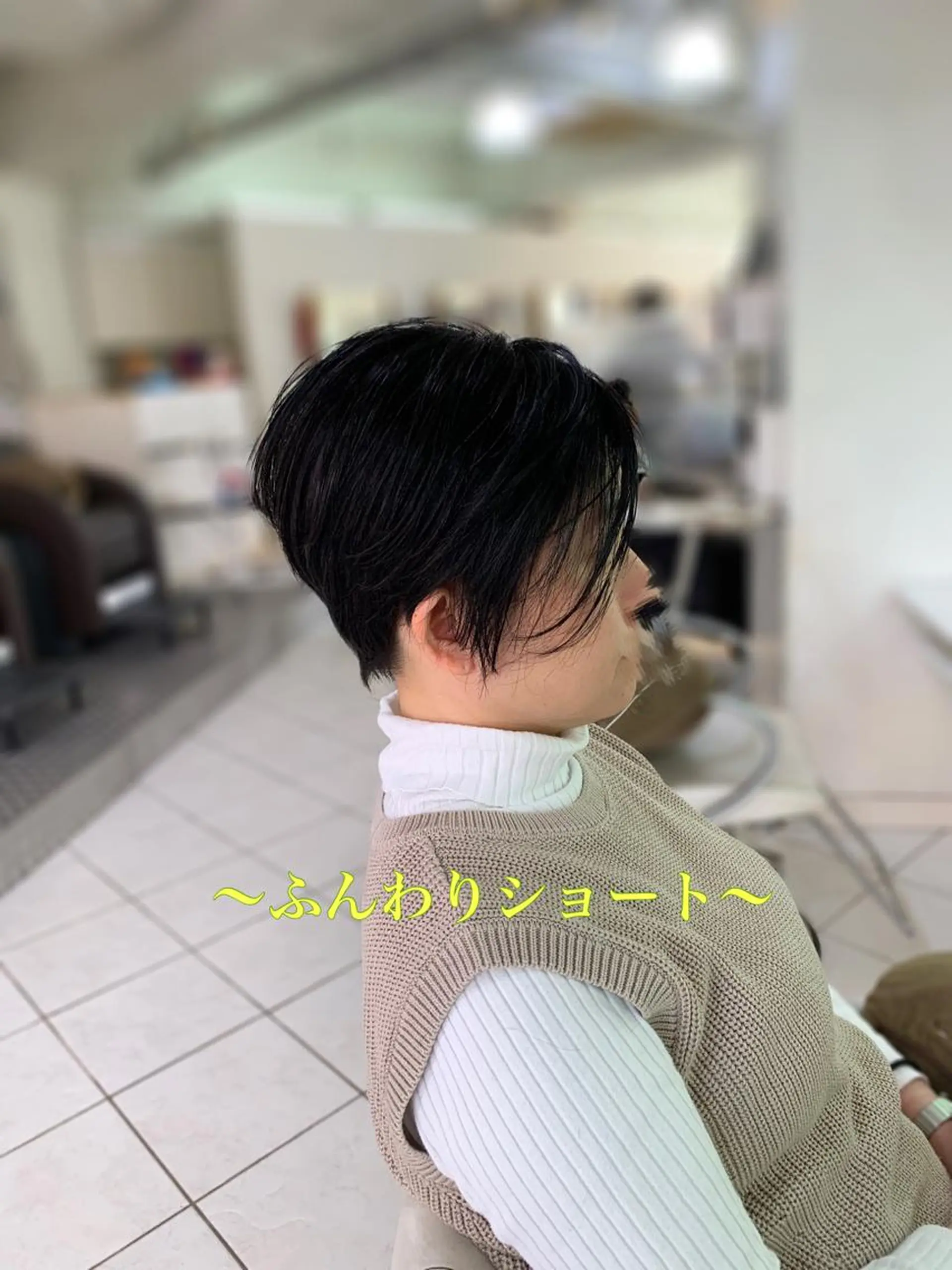 ショート カラー パーマ ~増田 勇輝~のヘアスタイル