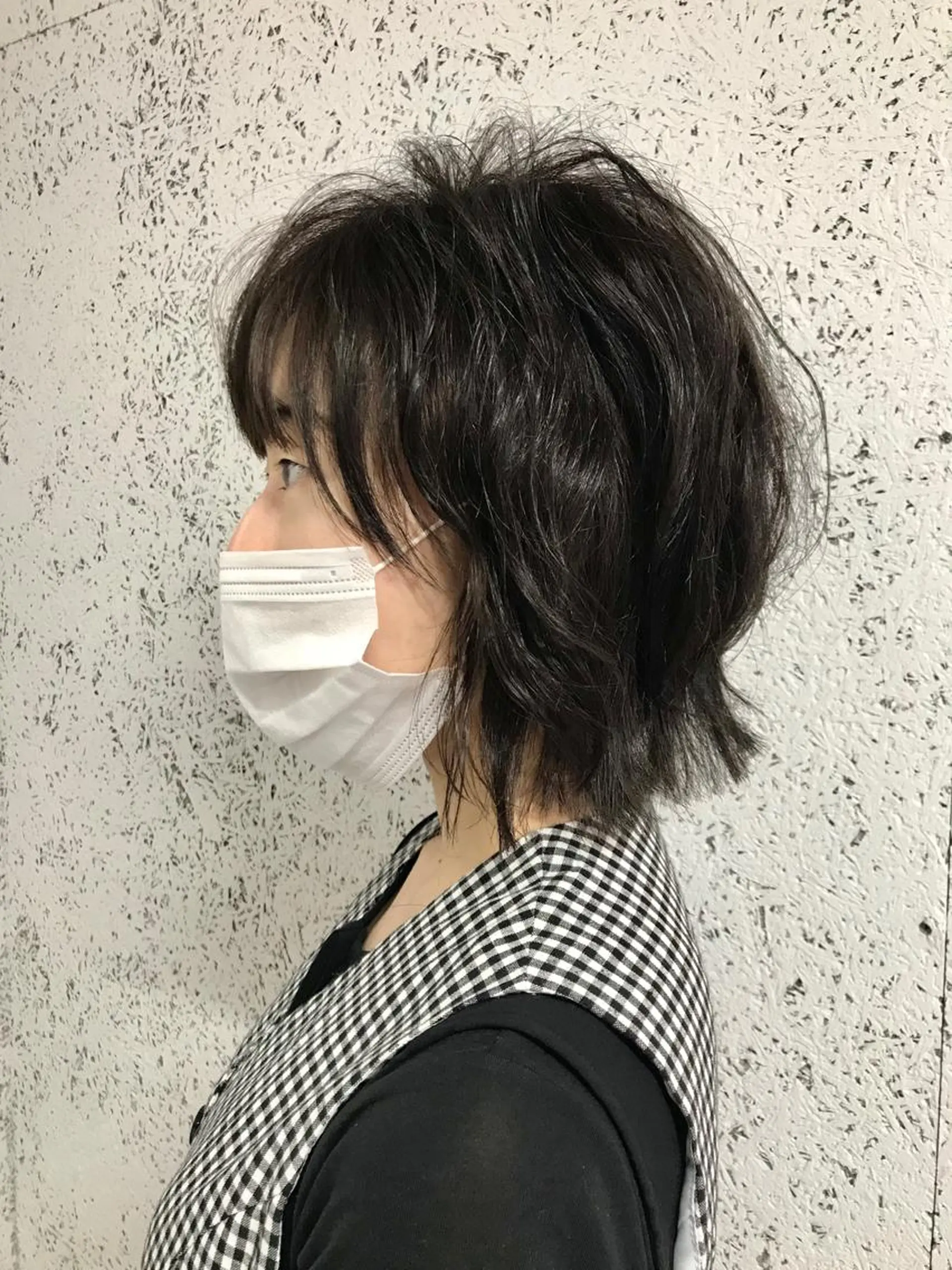 ミディアム パーマ KOOKI スティードトーキョーのヘアスタイル