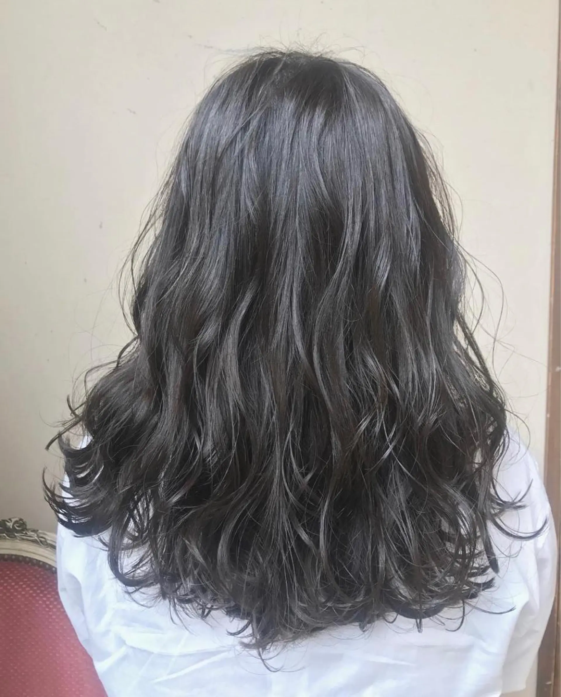 セミロング アッシュ son hair HIROEのヘアスタイル