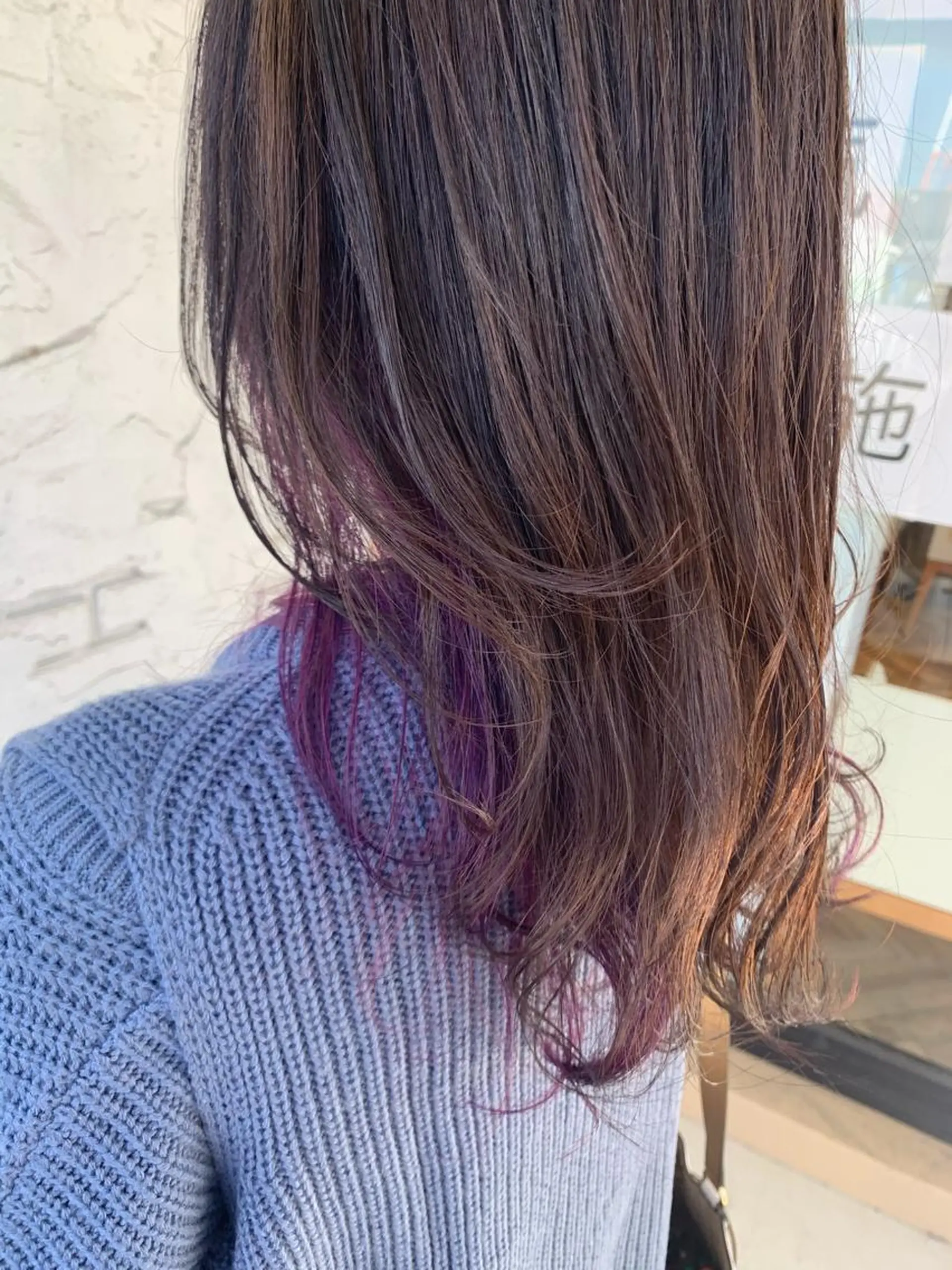 セミロング カラー ブリーチ インナーカラー Gain Nanamiのエステ・リラクイメージ