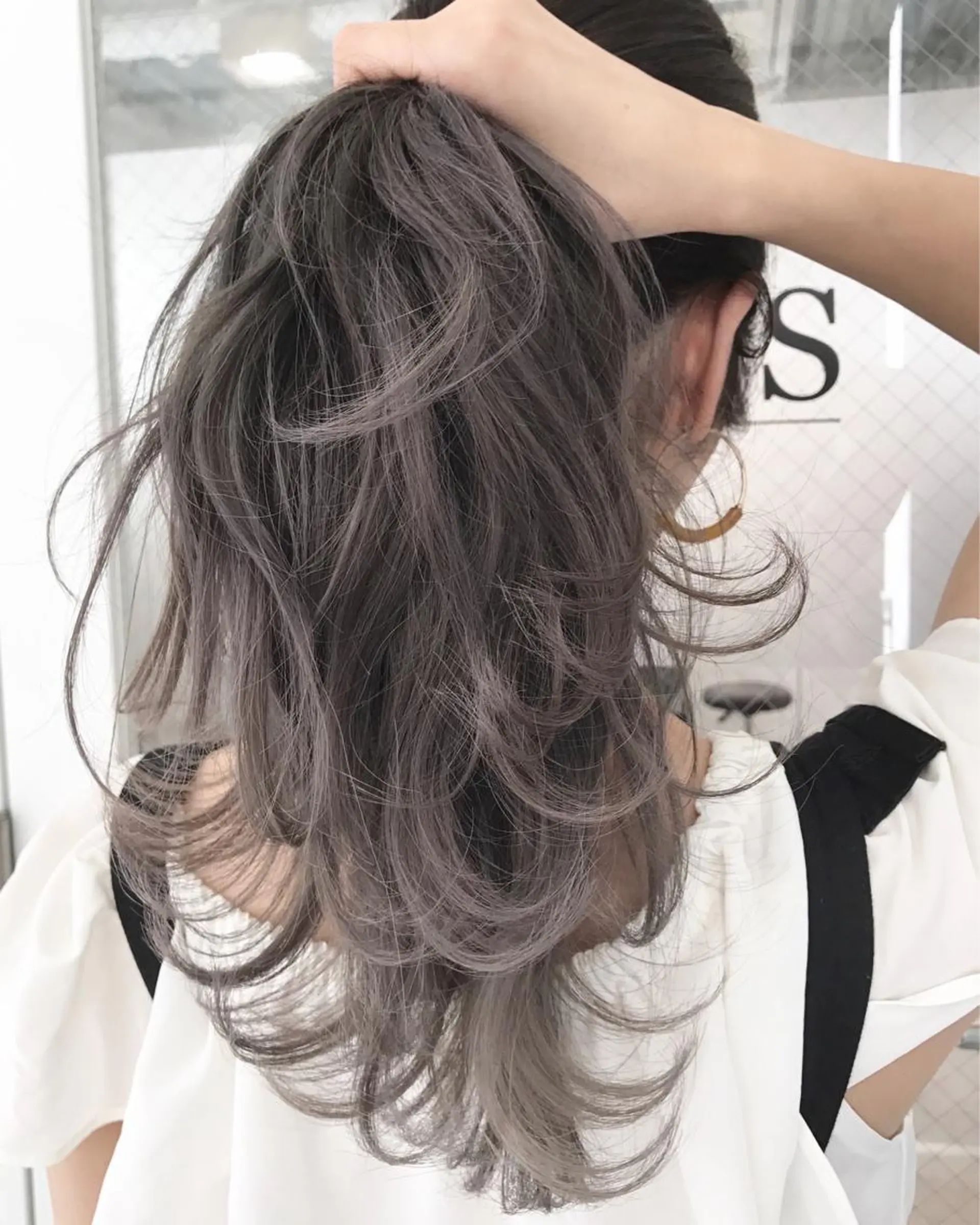 ロング カラー ヘアアレンジ ヘアカラー トリートメント 縮毛矯正 髪質改善寺坂雄飛💐のヘアスタイル