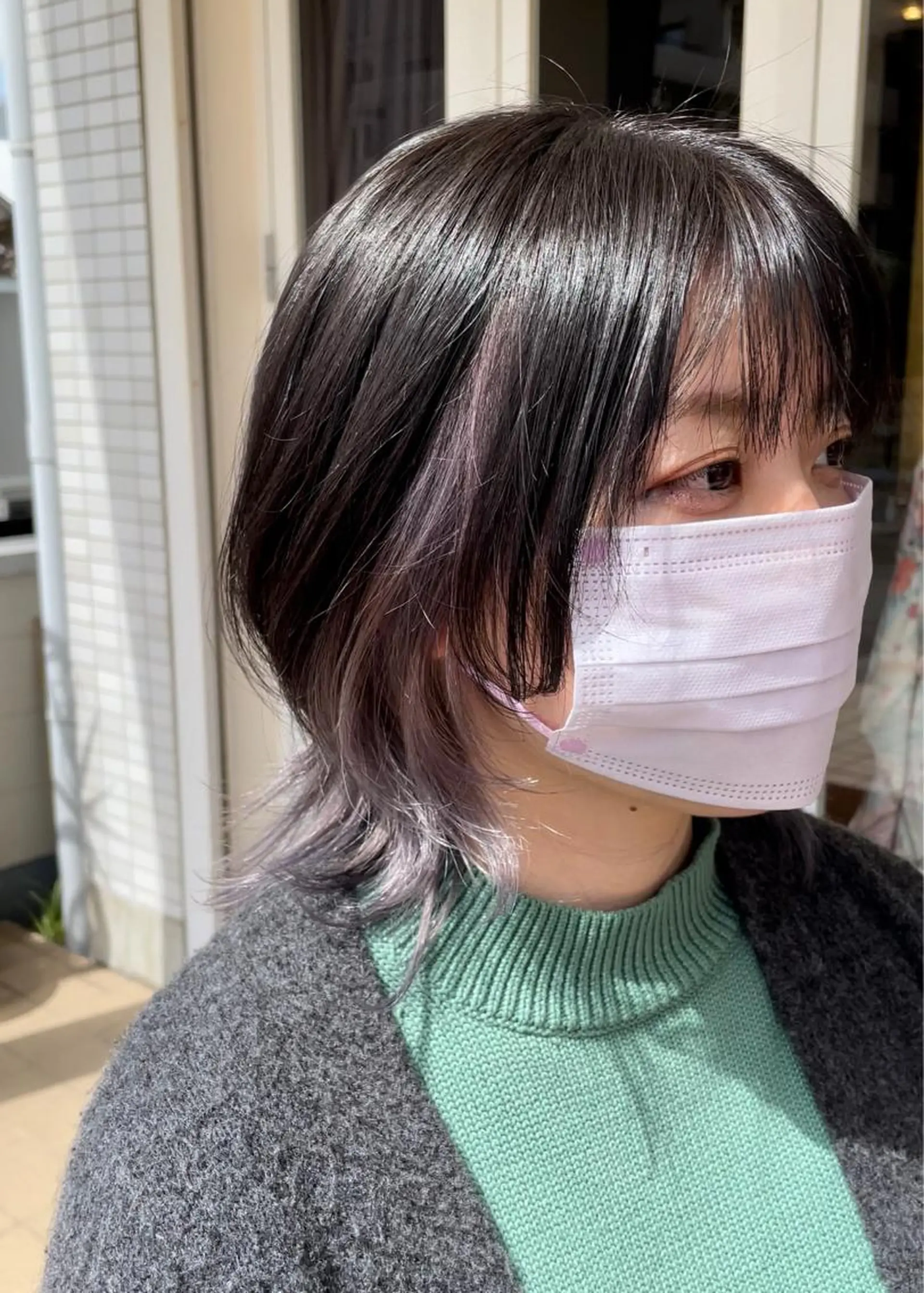 ミディアム ウルフカット 武田 清久のヘアスタイル