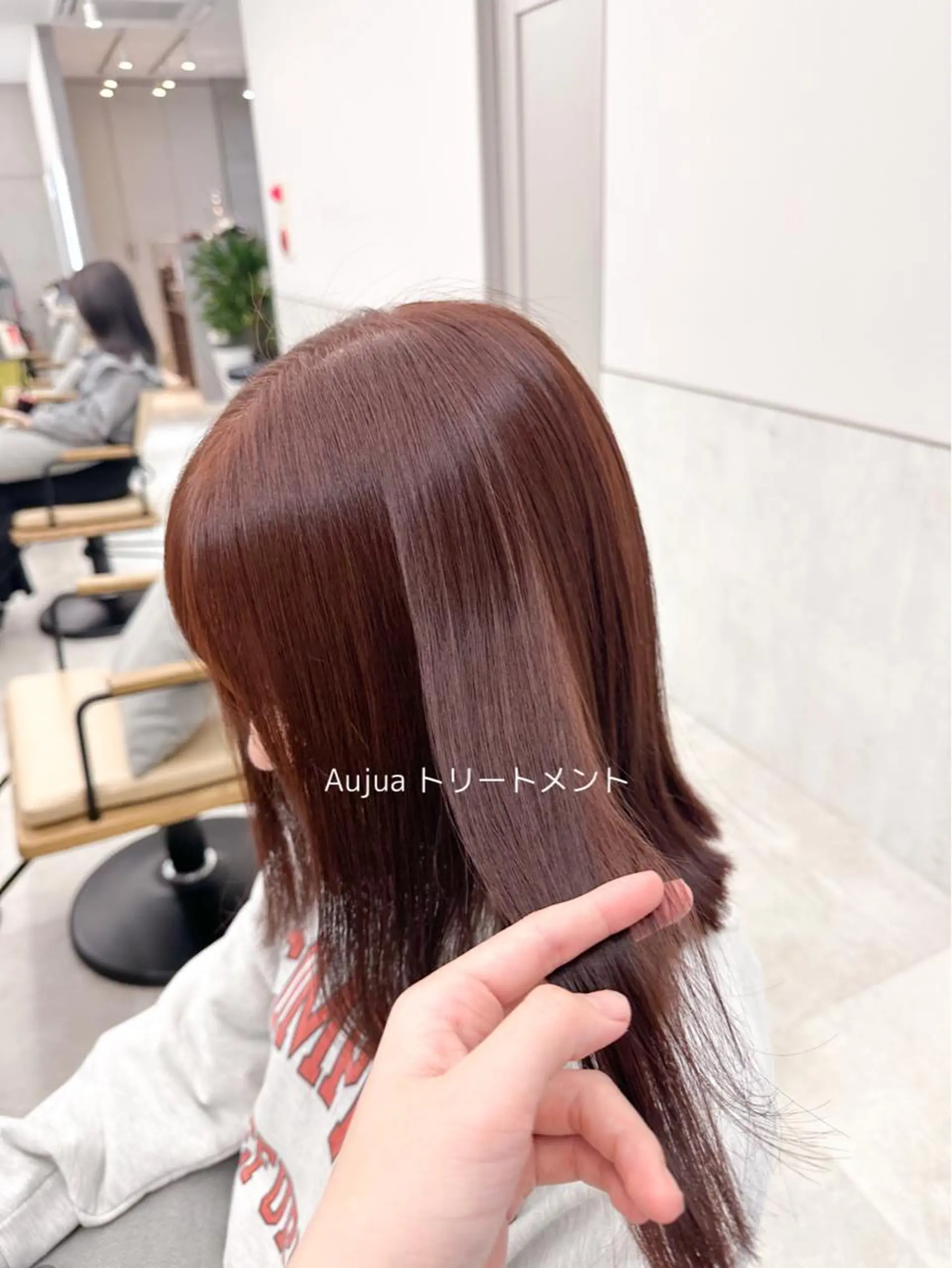 ミディアム 安永 来未のヘアスタイル