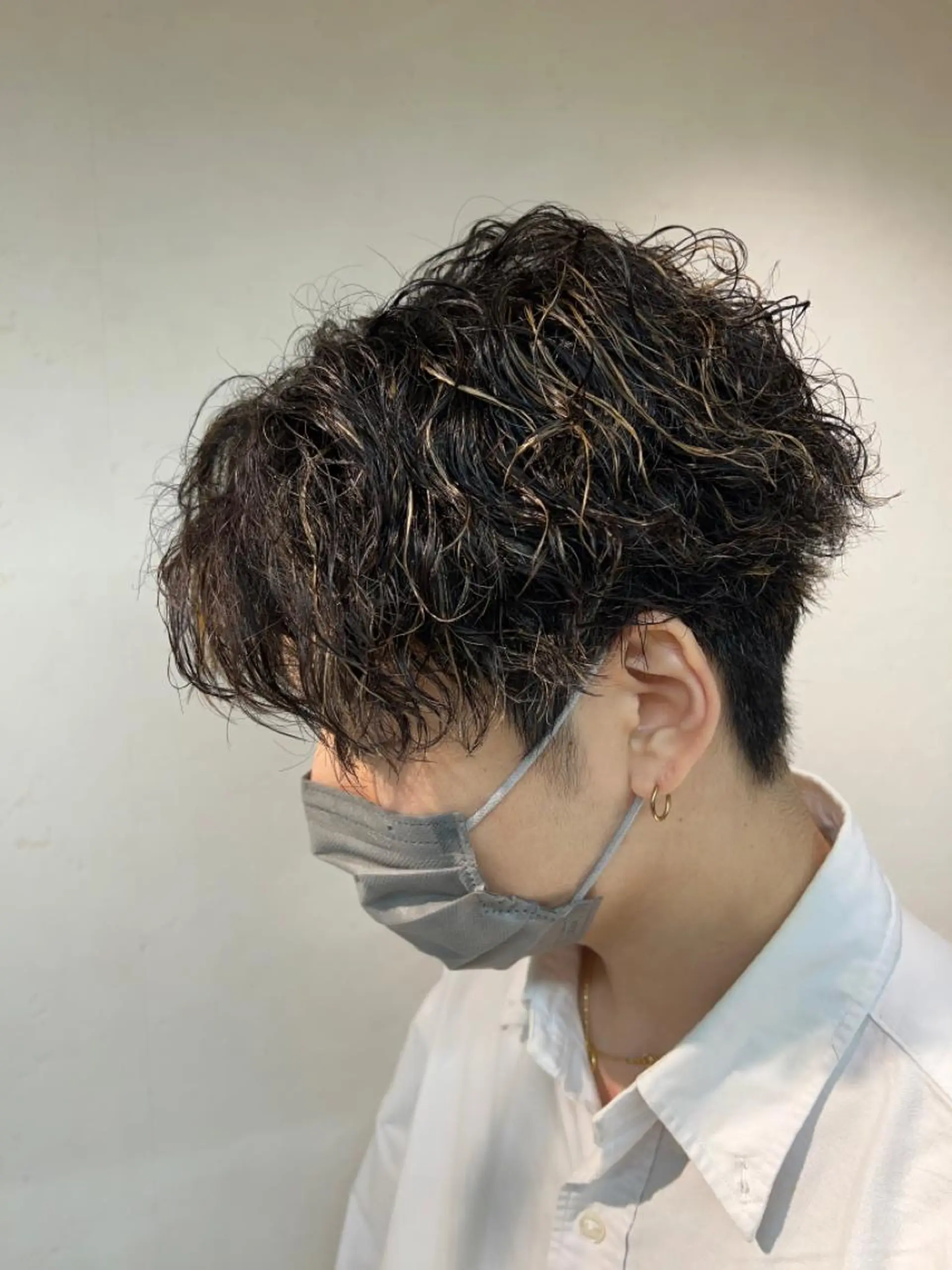 ショート パーマ カット ヘアカラー パーマ 透明感カラー/ ダブルカラー /ソラのヘアスタイル