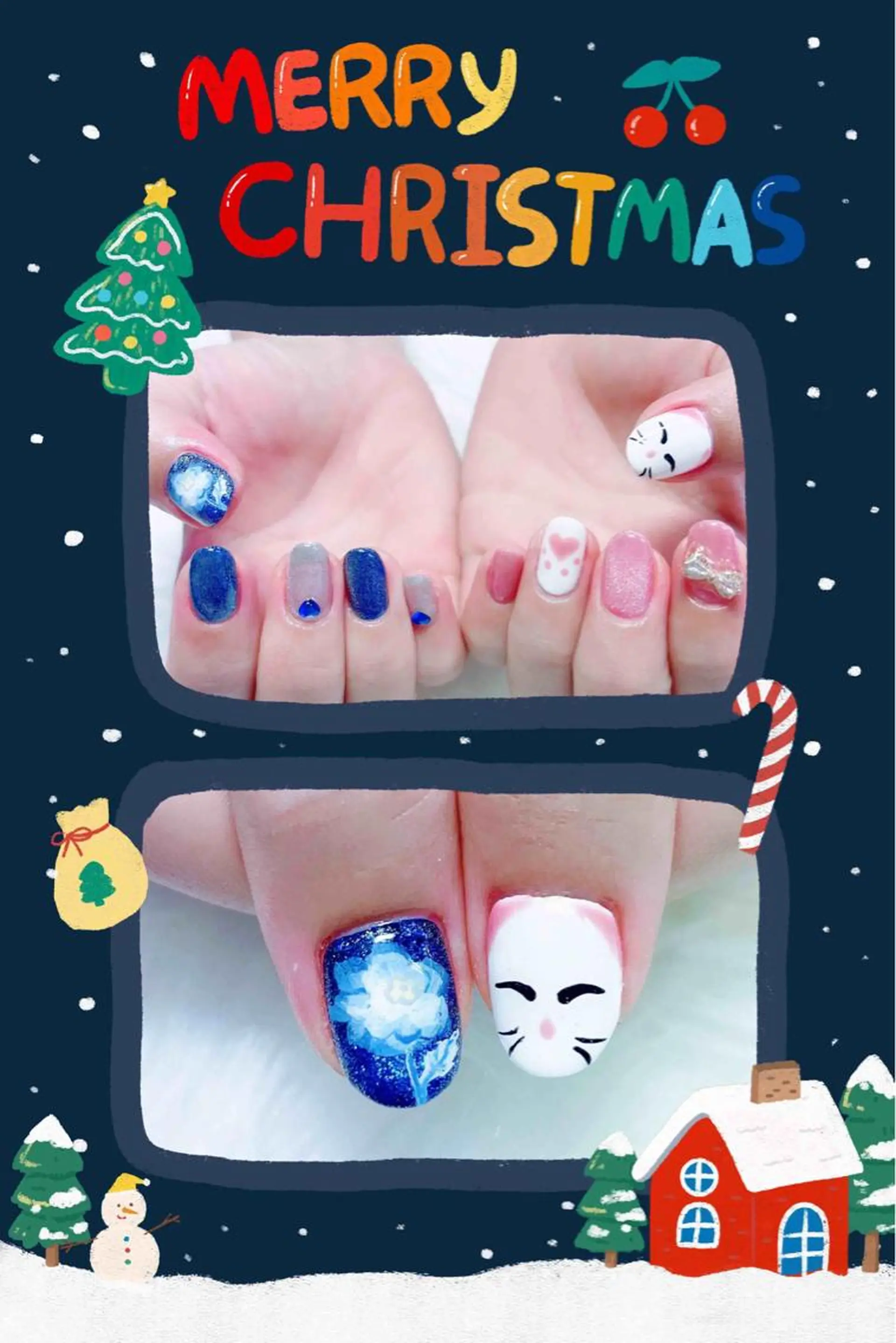 ネイル ハンドネイル MoonNail ユリ🌸のネイルデザイン