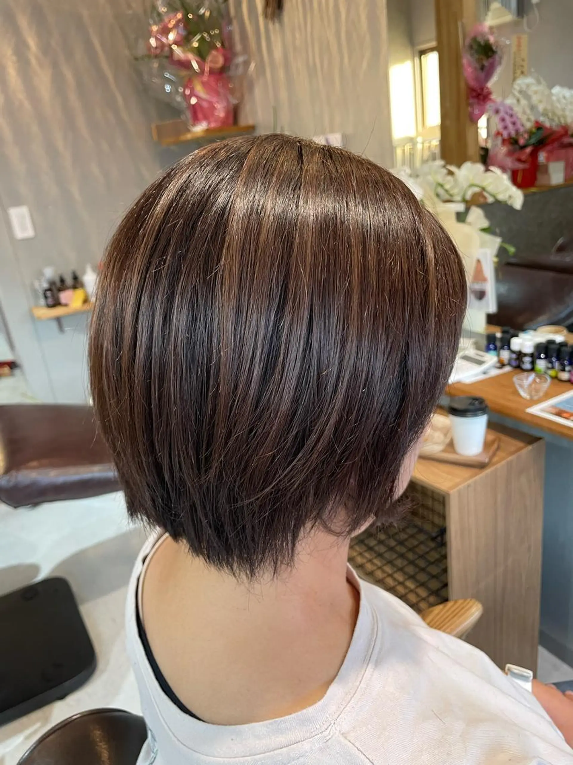 ショート 髪質改善 阪本 亜由美のヘアスタイル