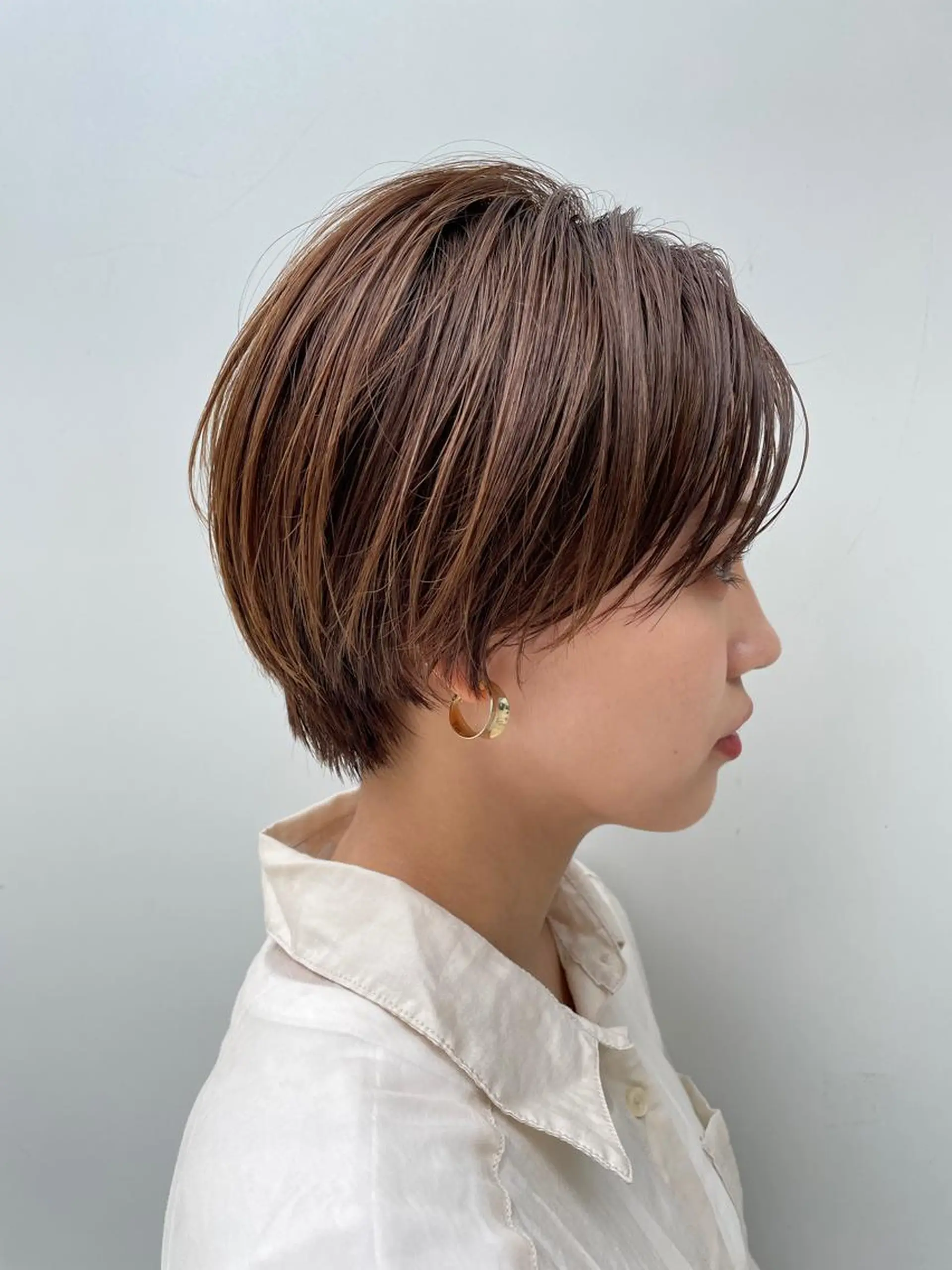 ショート 三浦 優花のヘアスタイル