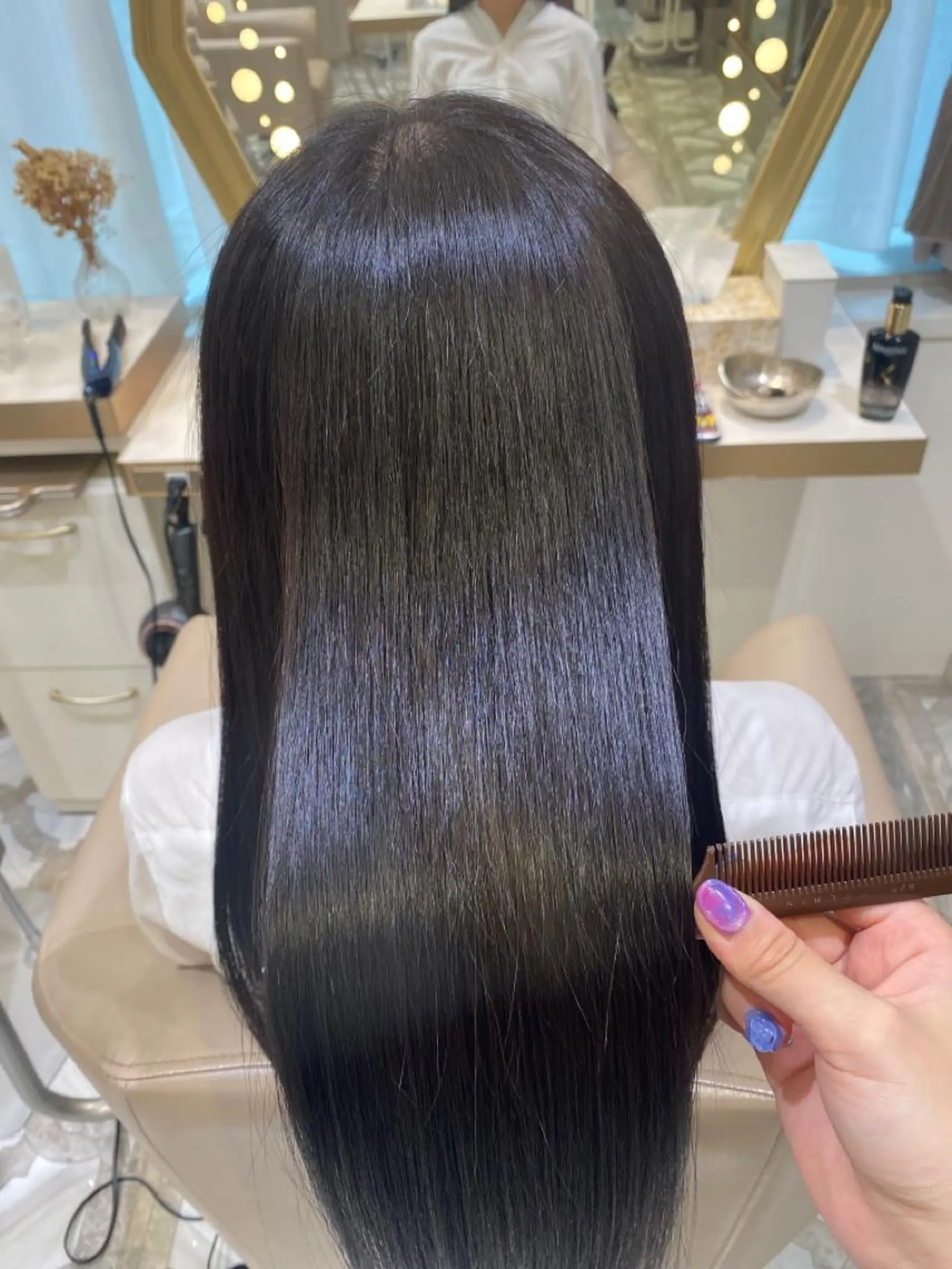 ロング カラー カット トリートメント 💙美髪救世主💙 関華蓮のヘアスタイル