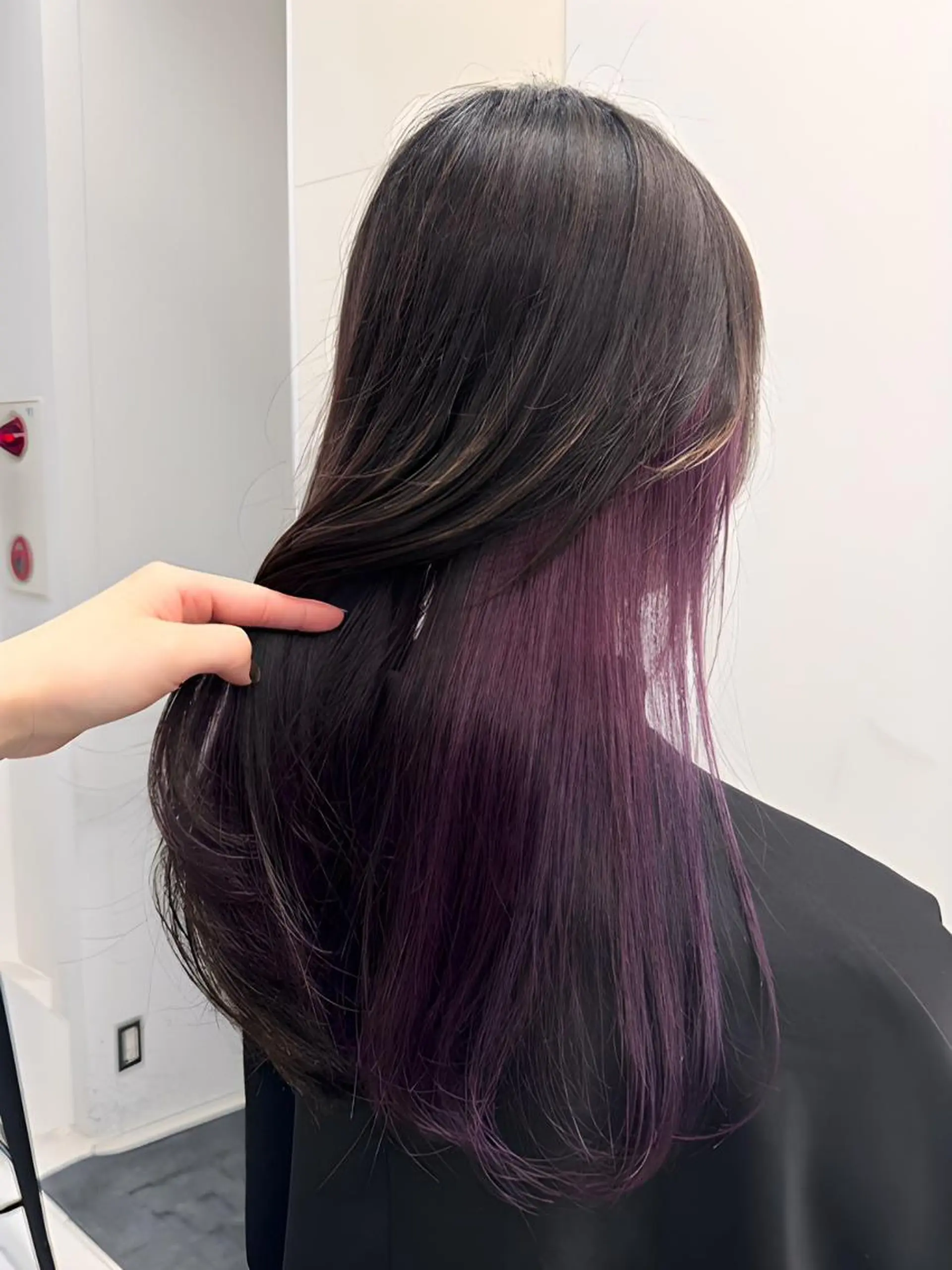 ロング カラー アディクシーカラー アッシュ ブルーカラー ダークアッシュ グレージュ 【公式】amble luxe池袋東口🩷のヘアスタイル