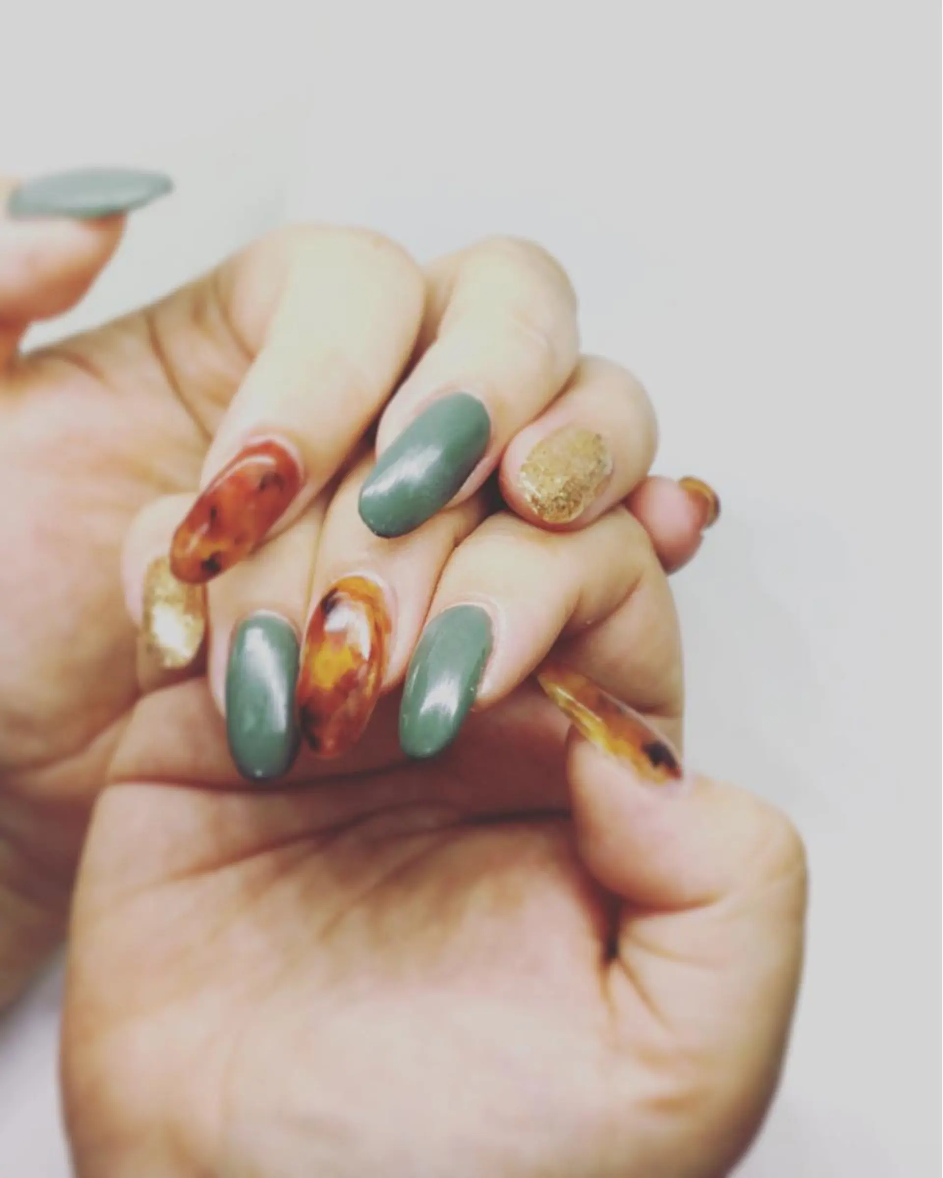 ネイル べっ甲ネイル gui amichanのネイルデザイン