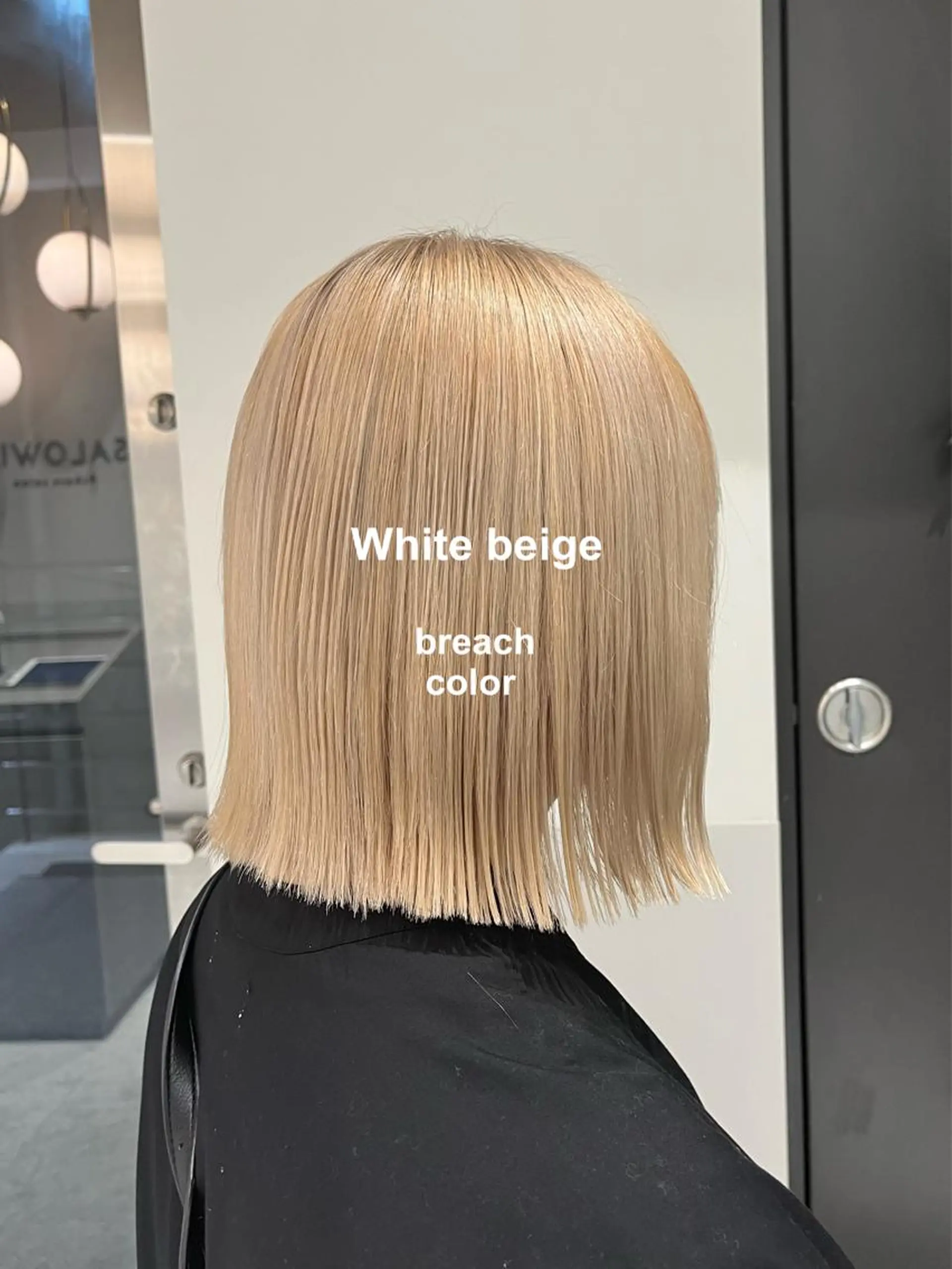 ミディアム カラー RINA🧤 デザインとボブのヘアスタイル