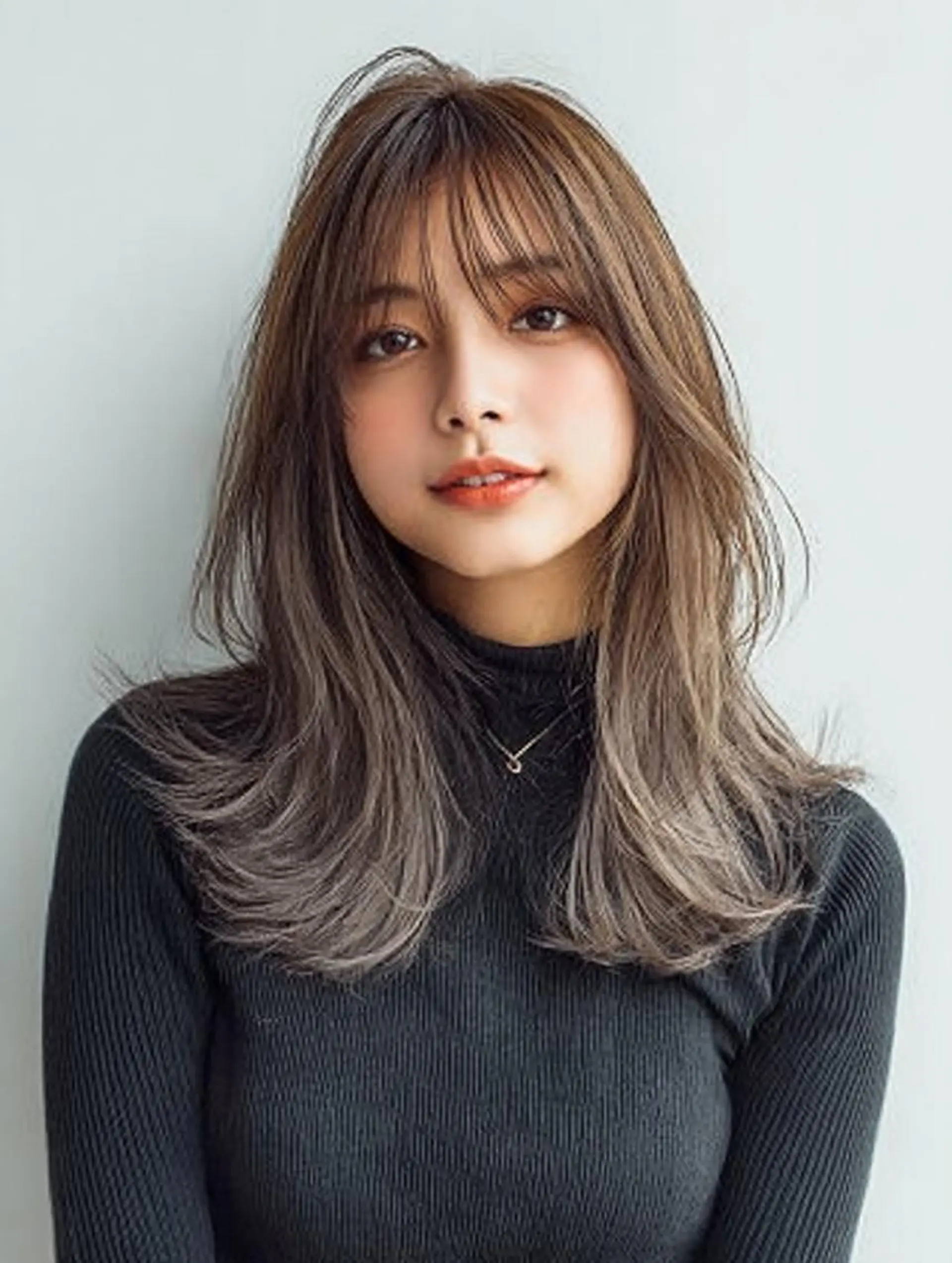 セミロング ハッシュカット 髪質改善 レイヤーカット 縮毛矯正 トリートメント カット ヘアカラー トリートメント 生艶髪＆レイヤー🔔 渋谷お薦めNo.1✨のヘアスタイル