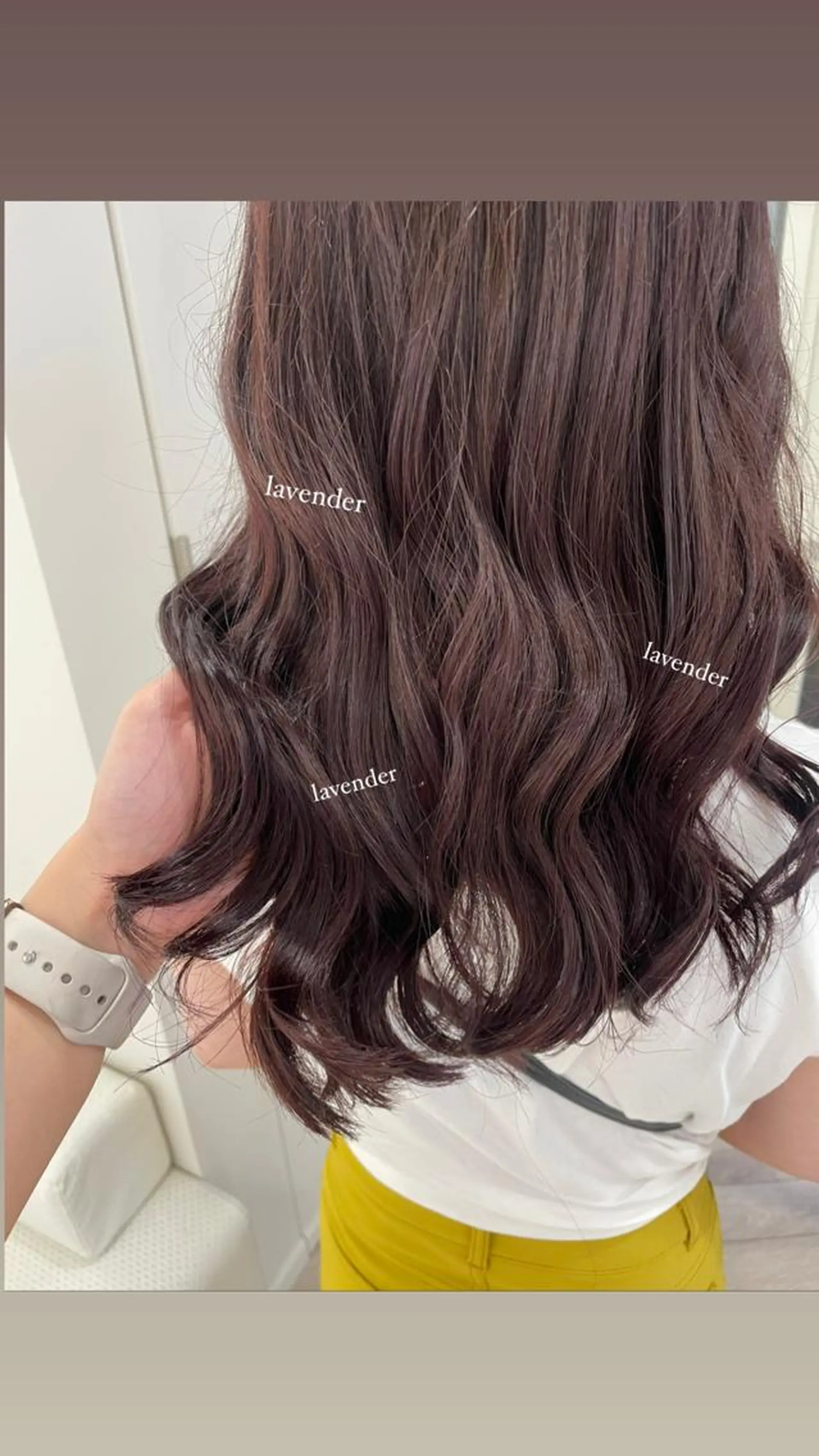 セミロング カラー Parve Mix /頓宮 稚愛🤍のヘアスタイル